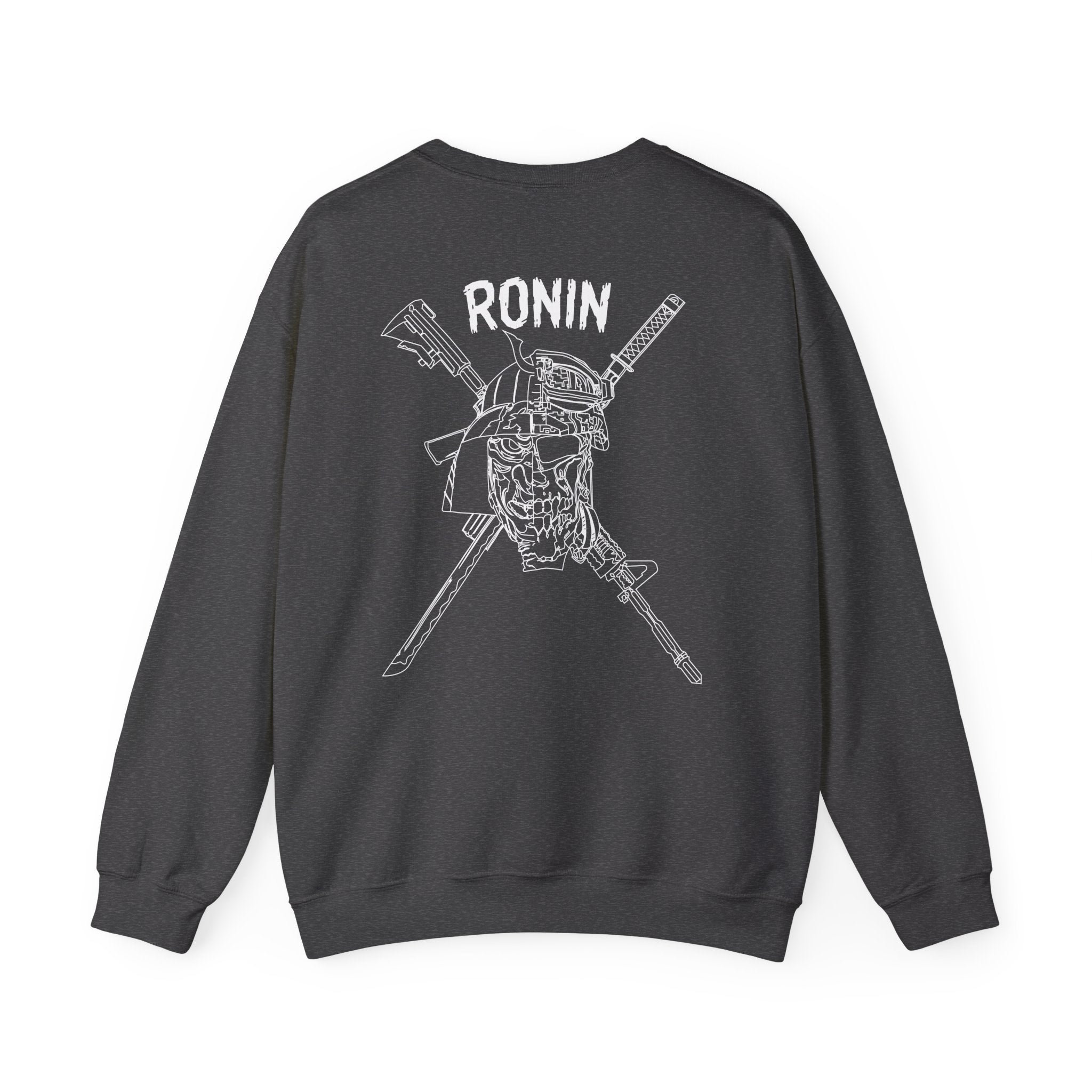 Charlie 2 Ronin (white Logo) - Gildan Unisex Heavy Blend™ Crewneck Sweatshirt