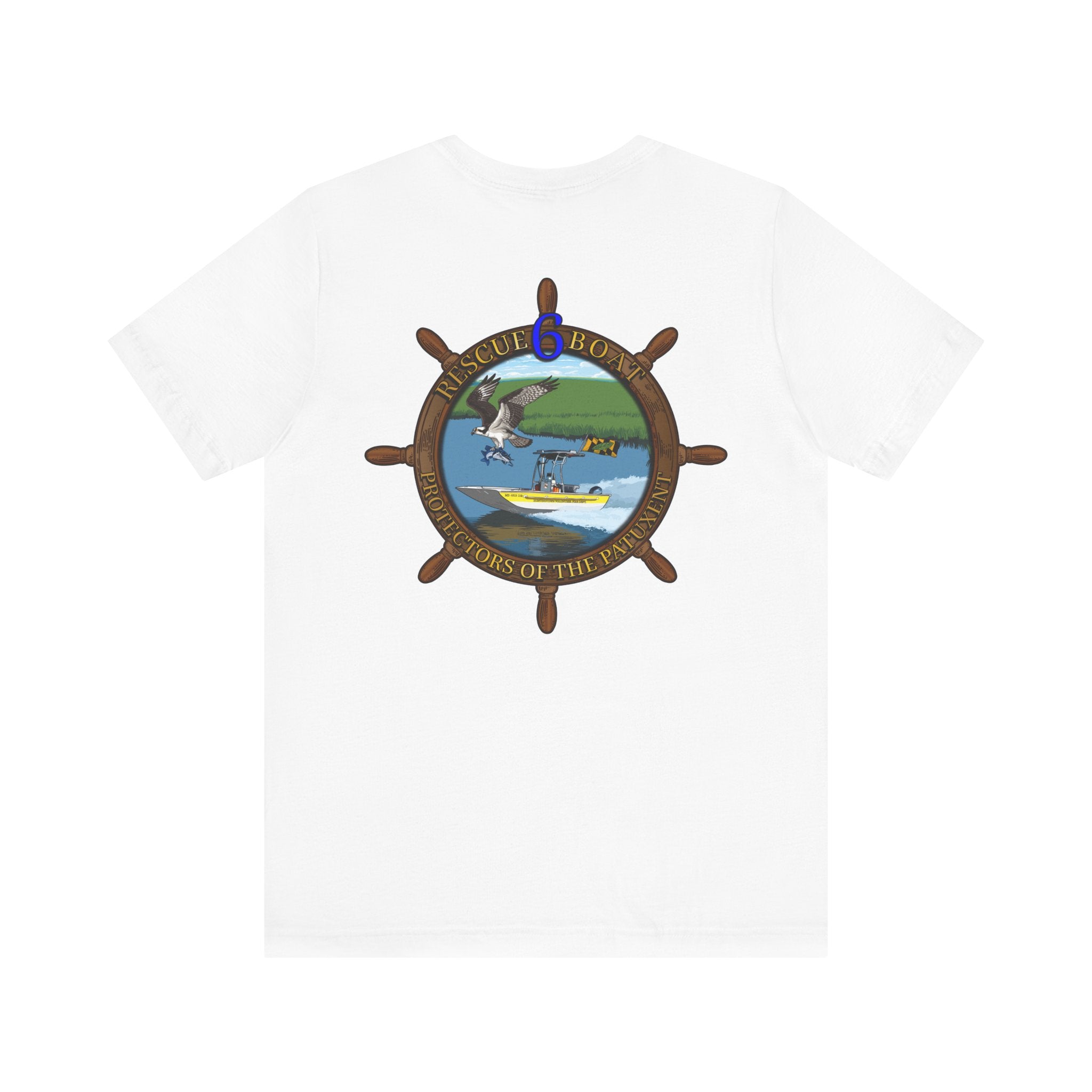 Huntingtown Vol. Fire Boat 6 - Bella+Canvas Soft Unisex Tee