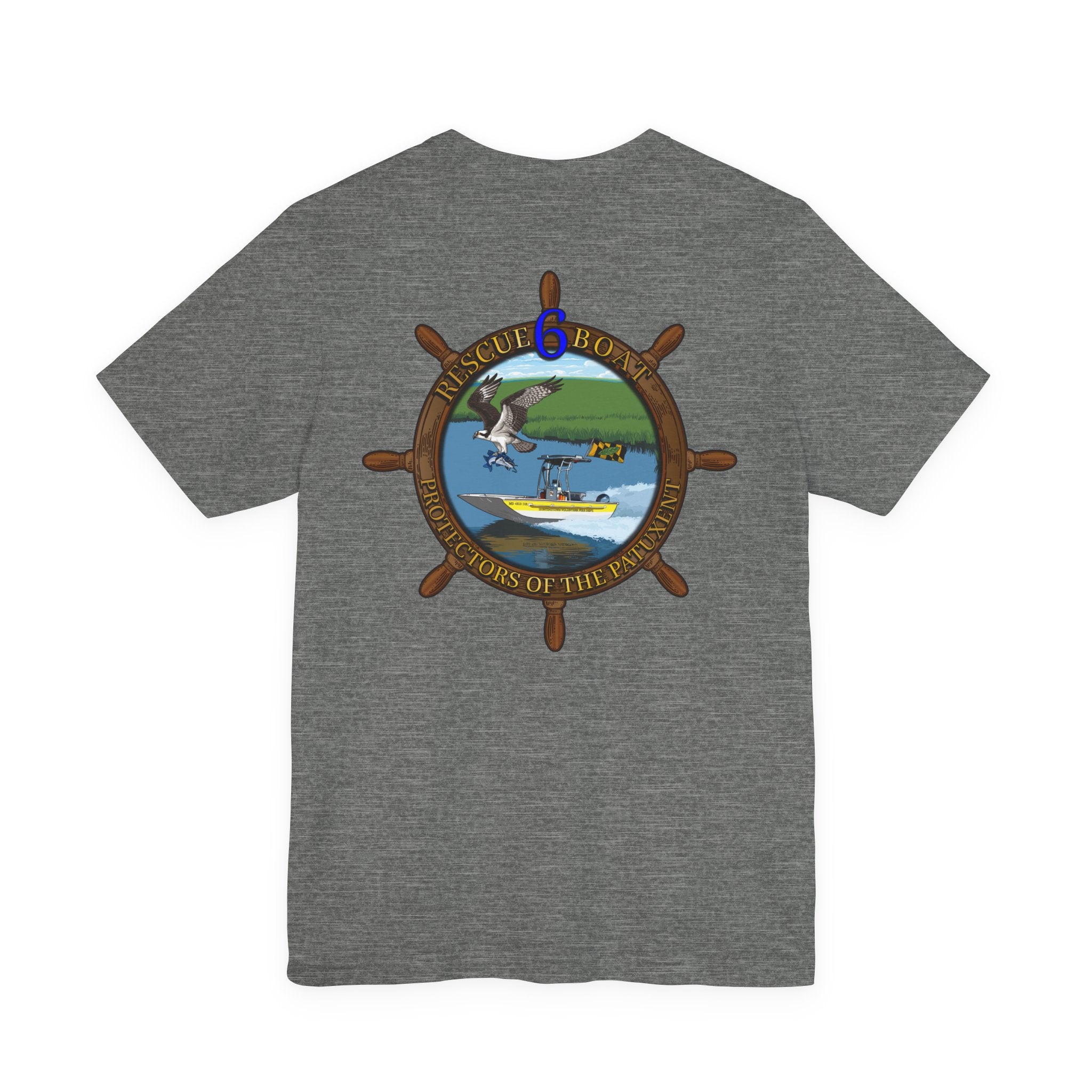 Huntingtown Vol. Fire Boat 6 - Bella+Canvas Soft Unisex Tee