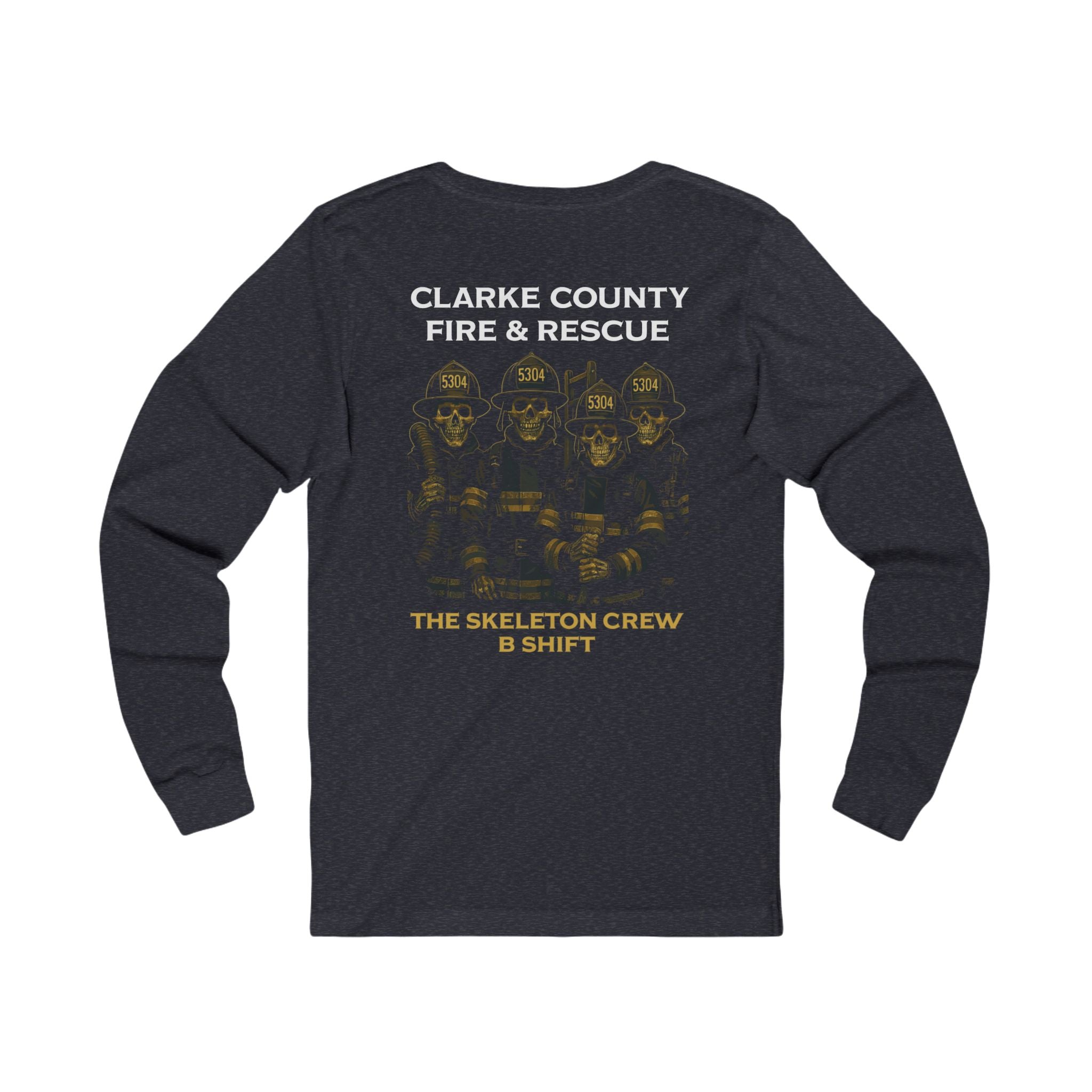 Clarke County B Shift version 1 - Bella-Canvas Soft Jersey Cotton Long Sleeve Tee