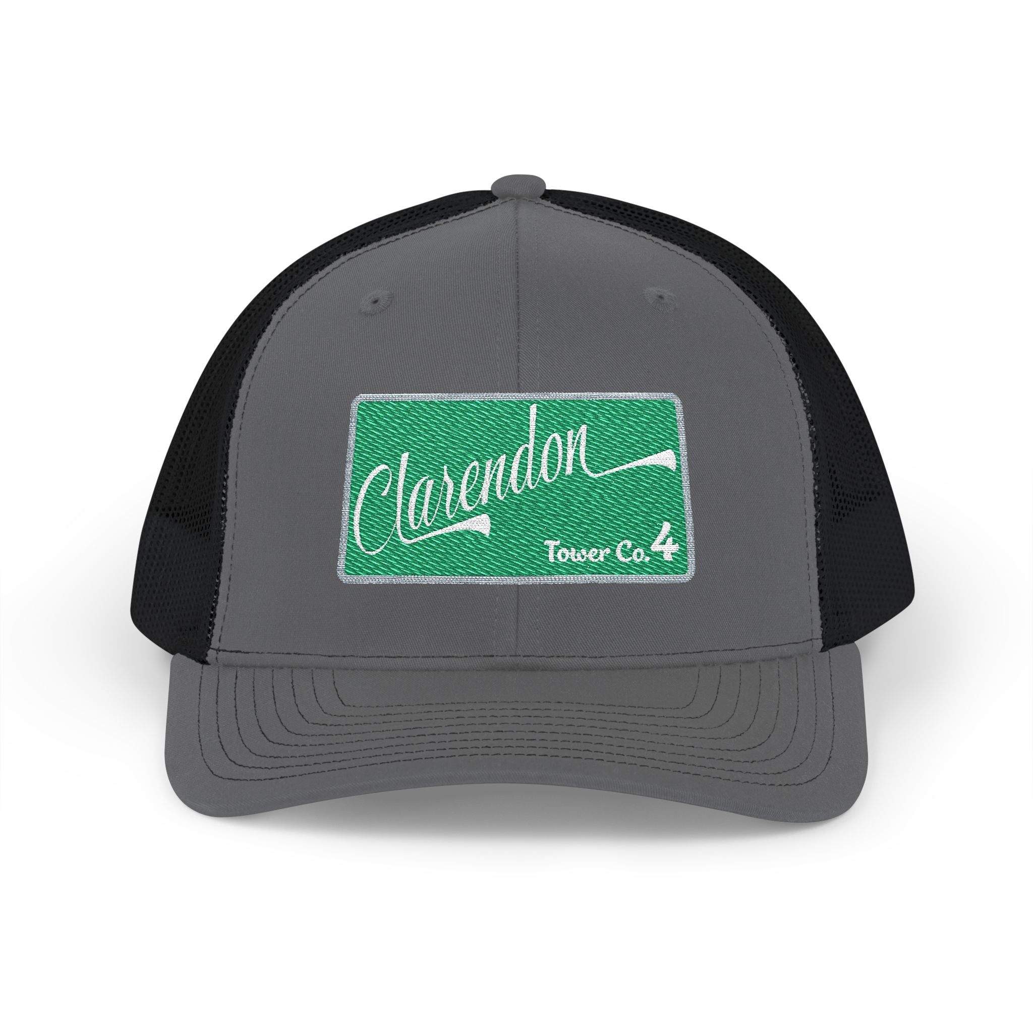 Clarendon Tower co 4 - Snapback Trucker (Richardson 112 Style Hat)
