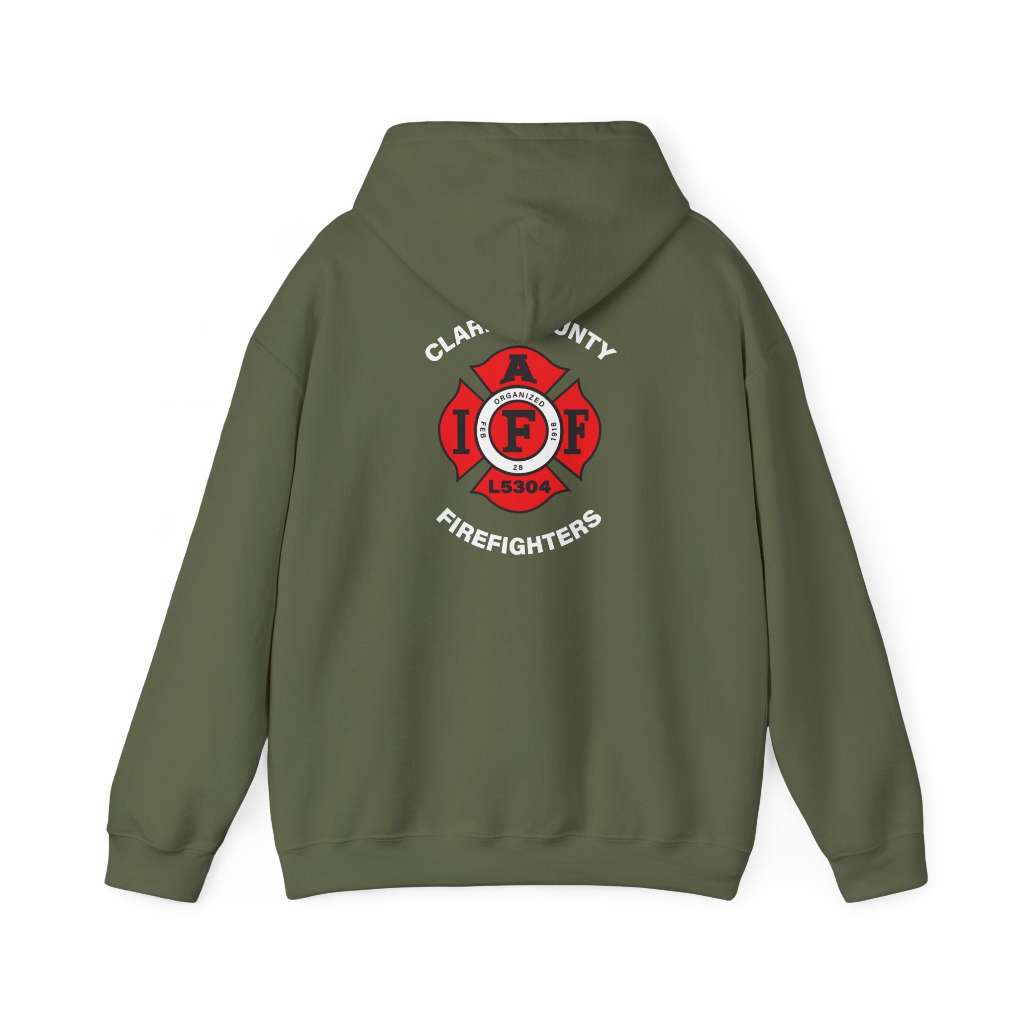 Clarke County Fire Local 5304 - Gildan Heavy Blend™ Hooded Sweatshirt