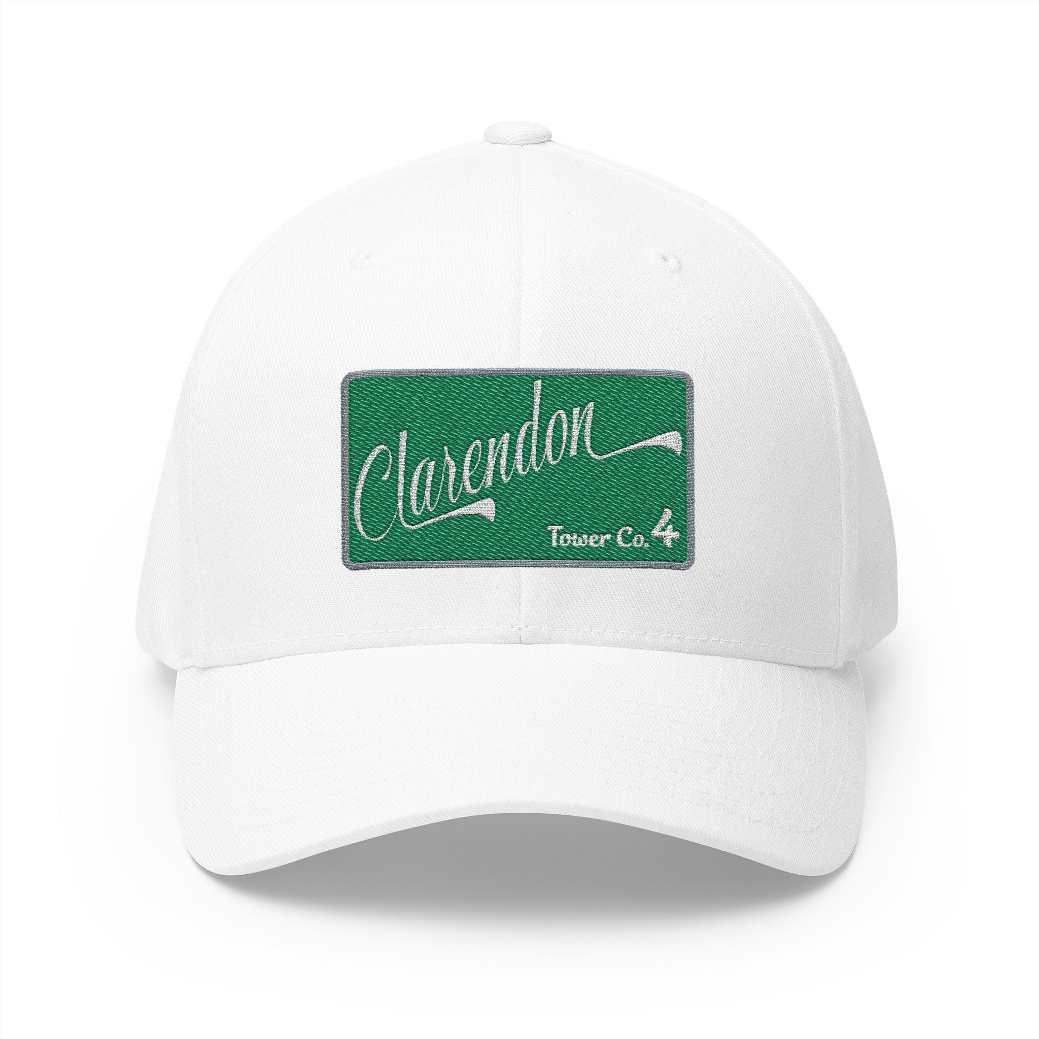 Arlington Clarendon Tower 4 - FLEXFIT Closed-Back Structured Cap (Embroidery)