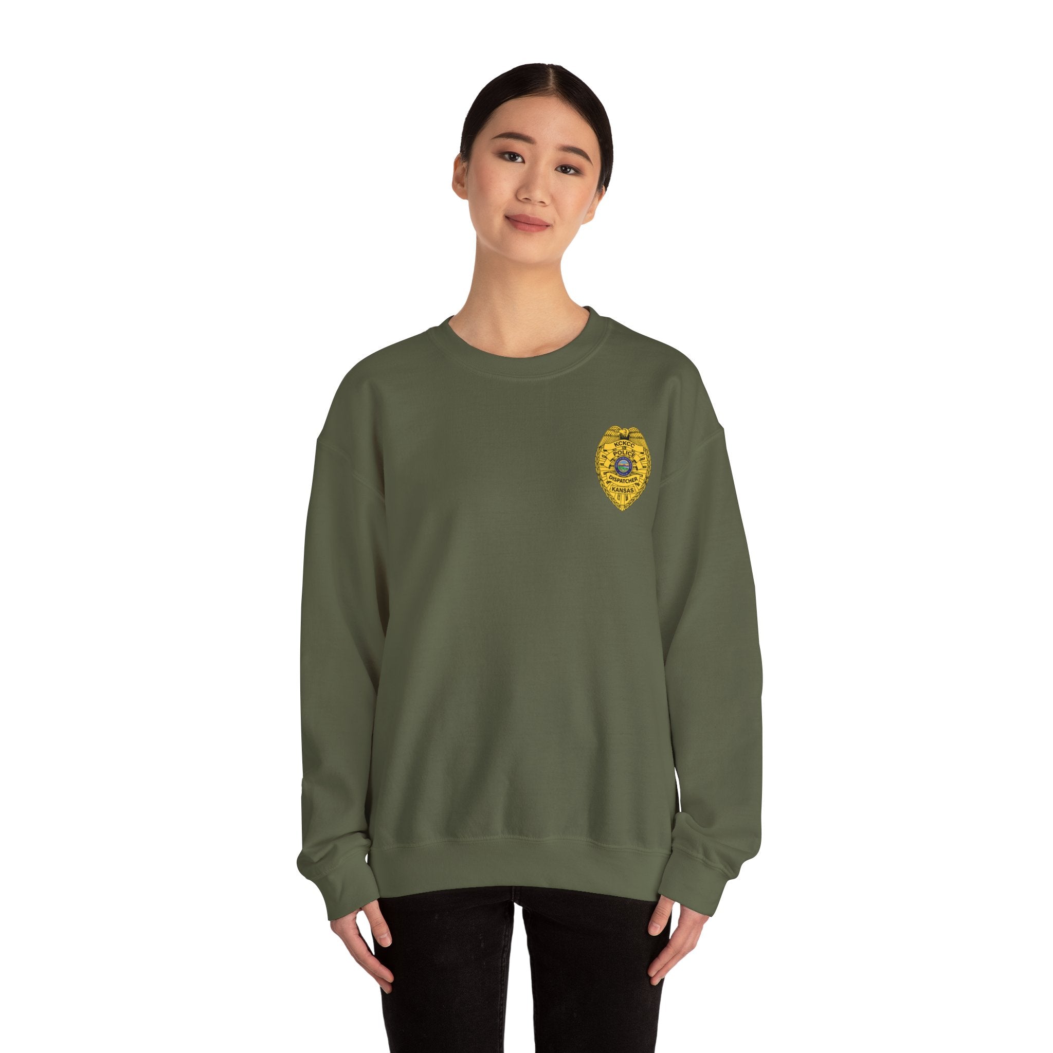 Kansas City College Police Dispatcher - Unisex Heavy Blend™ Crewneck Sweatshirt