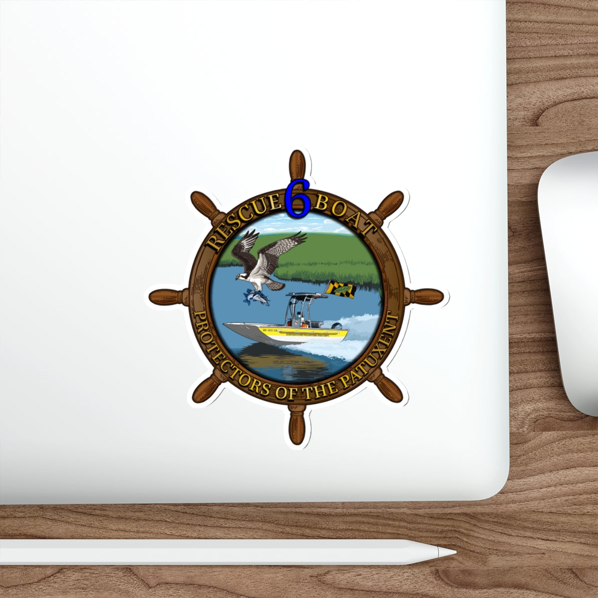 Die-Cut Stickers - Huntingtown Vol. Fire Boat 6