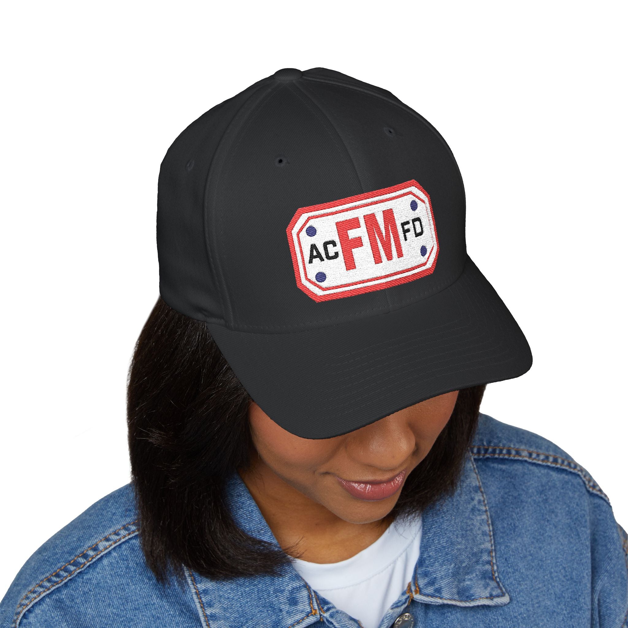 Arlington Fire Marshal Red - FLEXFIT Closed-Back Structured Cap (Embroidery)