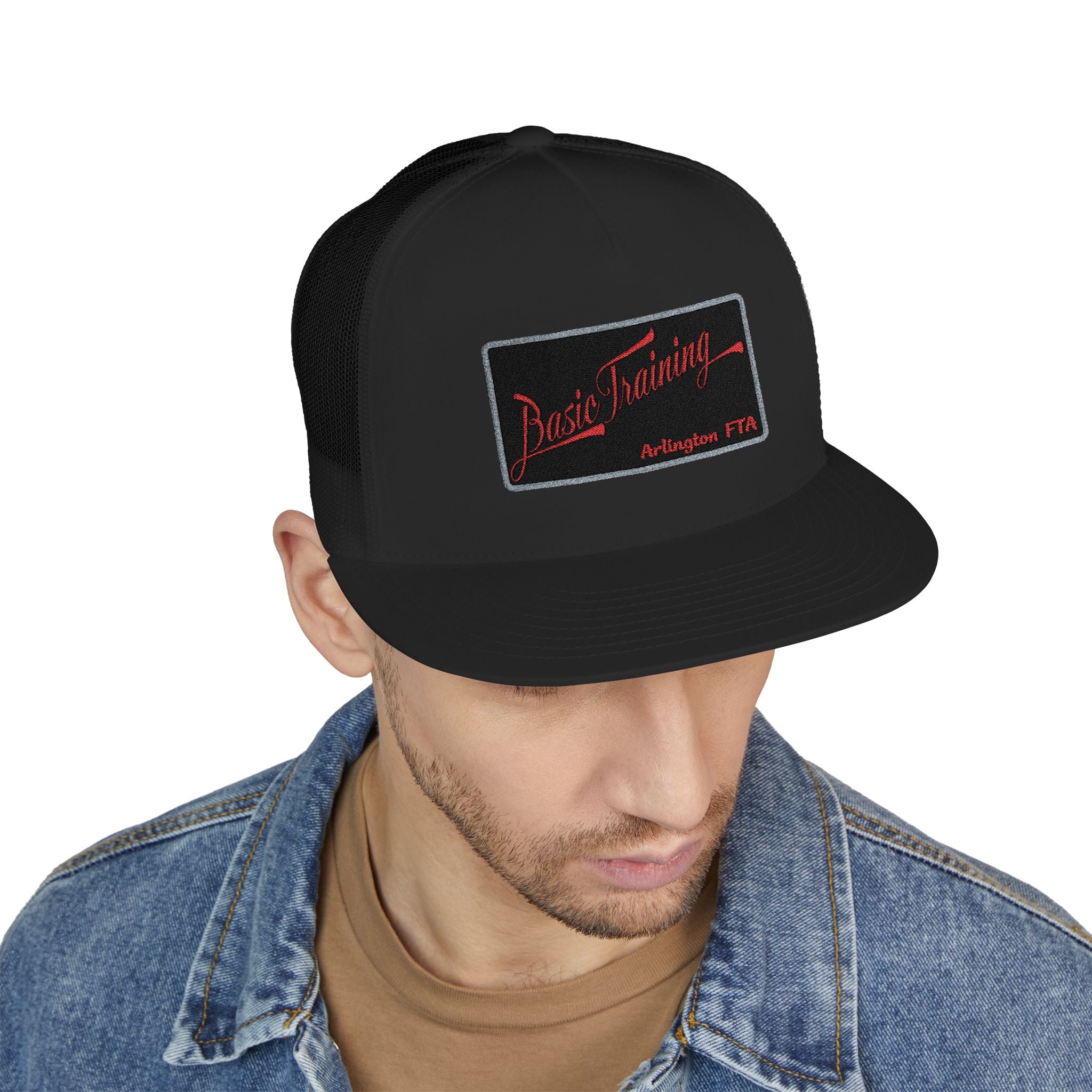 Arlington FTA Basic Training (Fire Training Academy) - 5 Panel Trucker Cap (Embroidery)