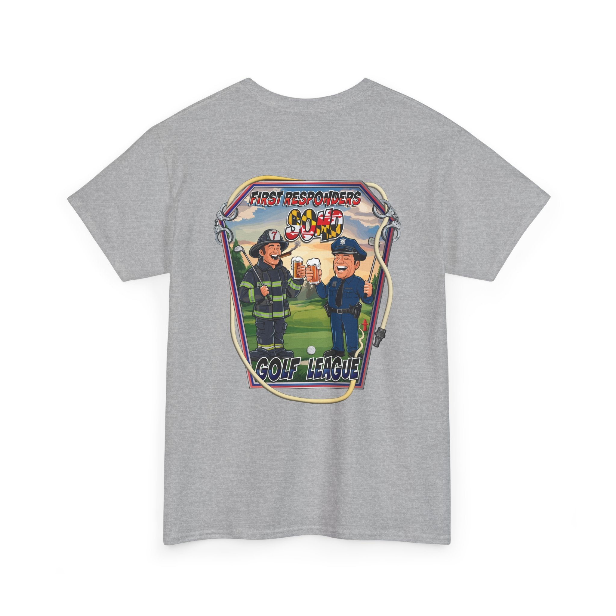 SOMD First Responder Golf - Heavy Cotton Tee
