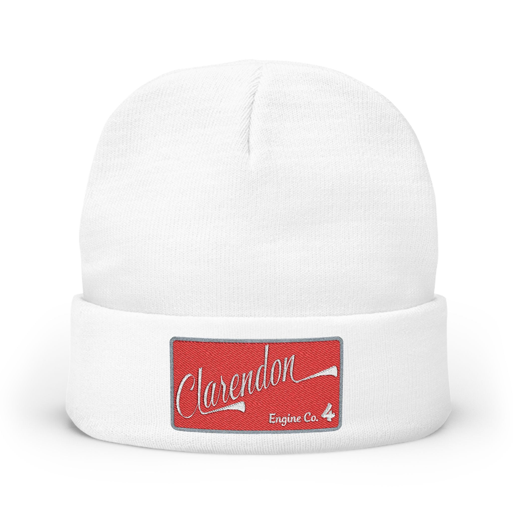 Arlington Clarendon Engine 4- Knit Beanie (Embroidery)