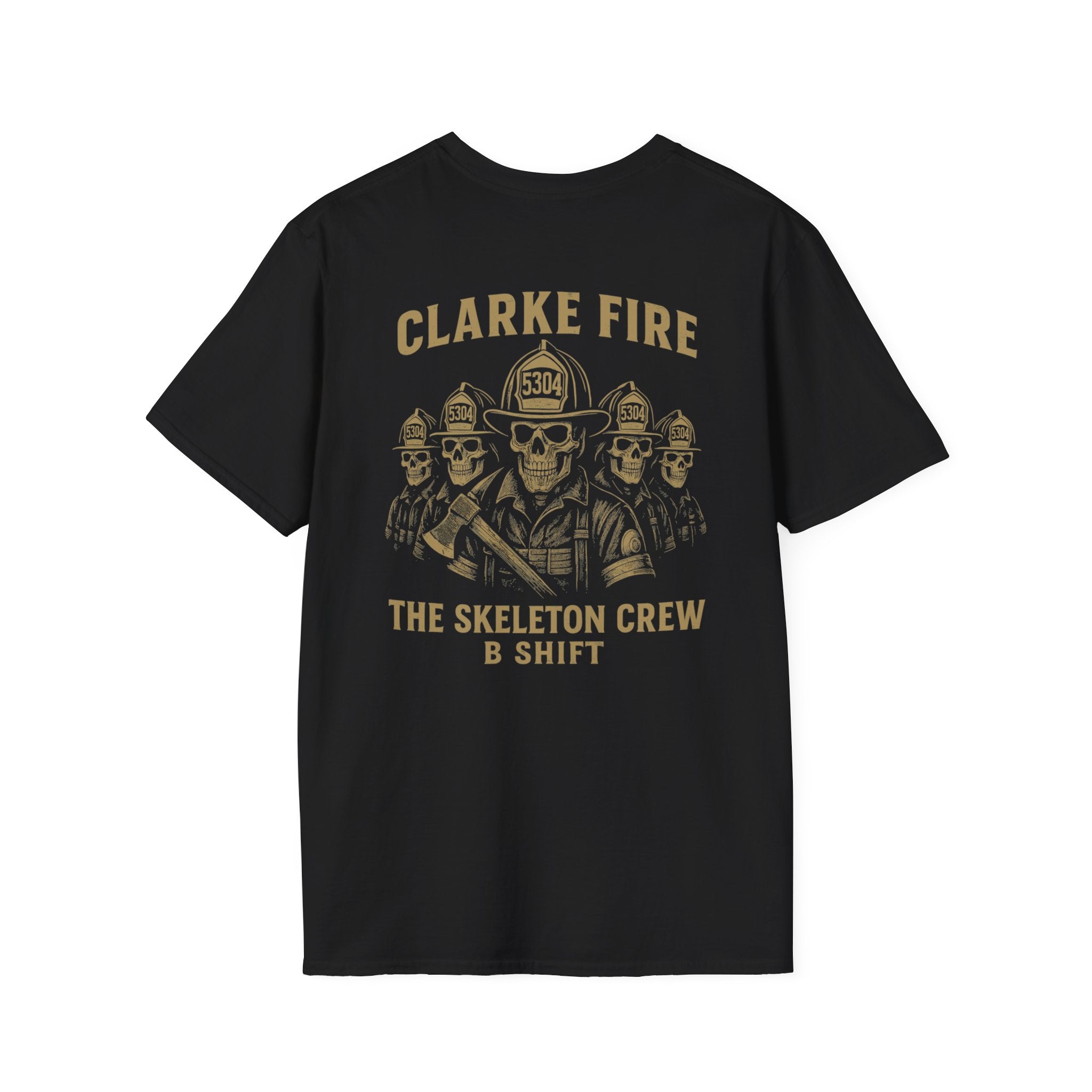 Clarke County B Shift version 2 (Portion of Proceeds go to Local 5304) - Gildan Soft Cotton Softstyle T-Shirt