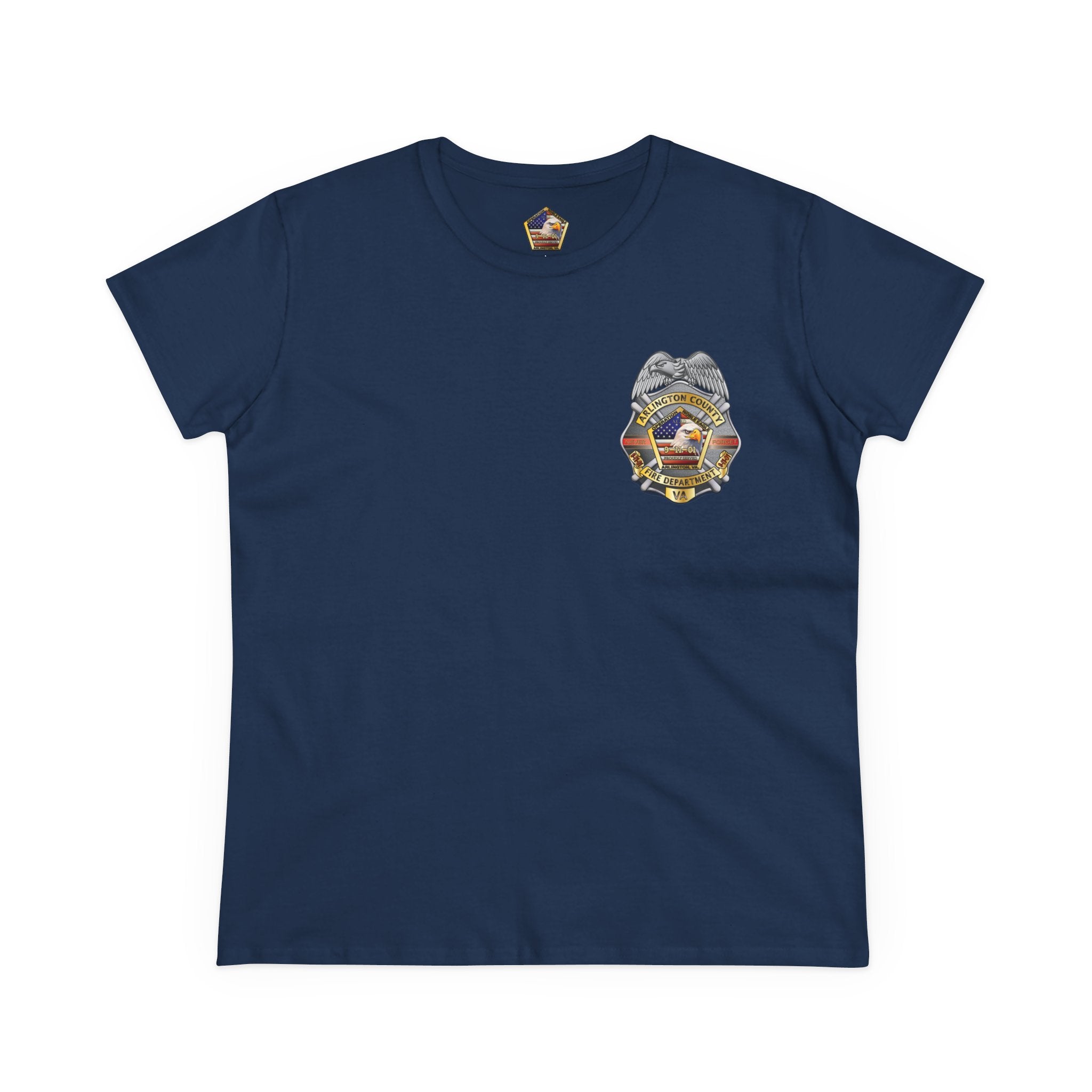 Arlington Badge / Operation Noble Eagle - Gildan Women's Midweight Cotton Tee