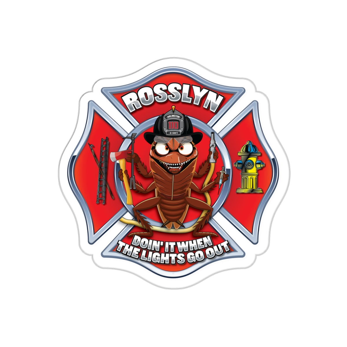 Die-Cut Stickers - Arlington Station 10 B-Shift Maltese