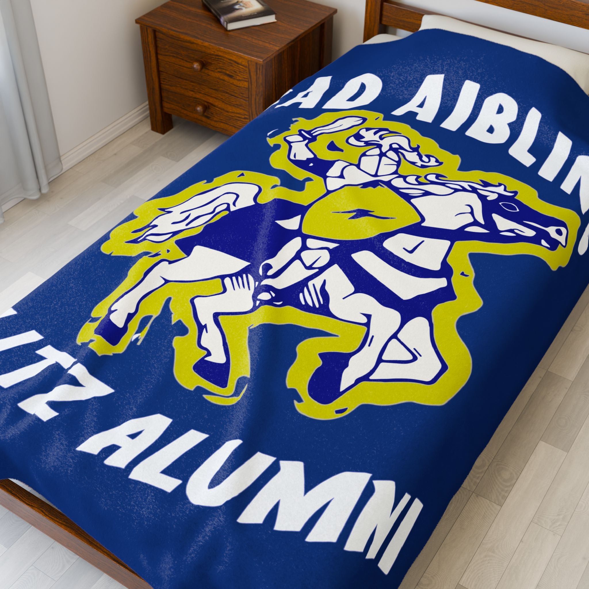 Bad Aibling Alumni - Velveteen Plush Blanket