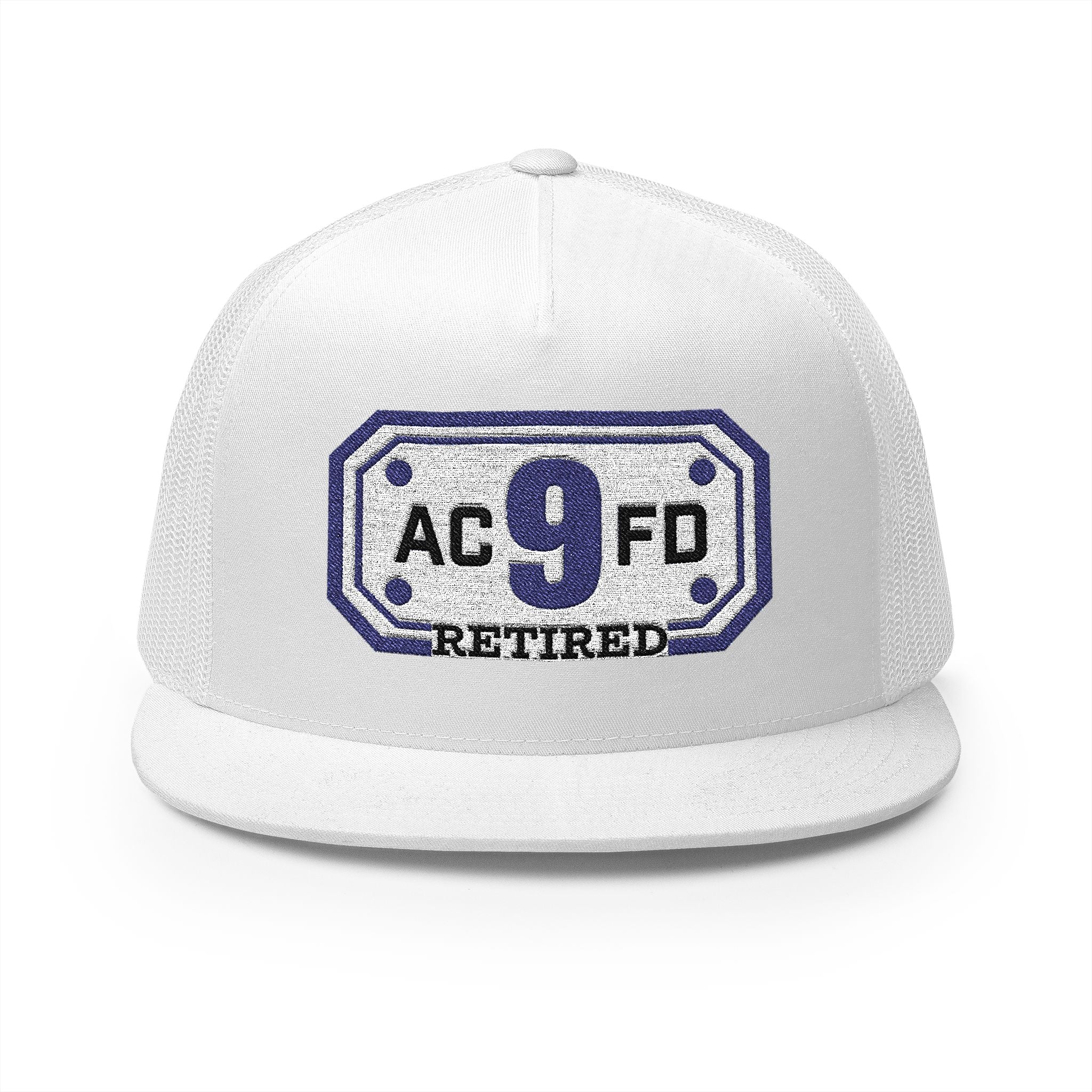 Retired Arlington Rescue 9 - 5 Panel Trucker Cap (Embroidery)