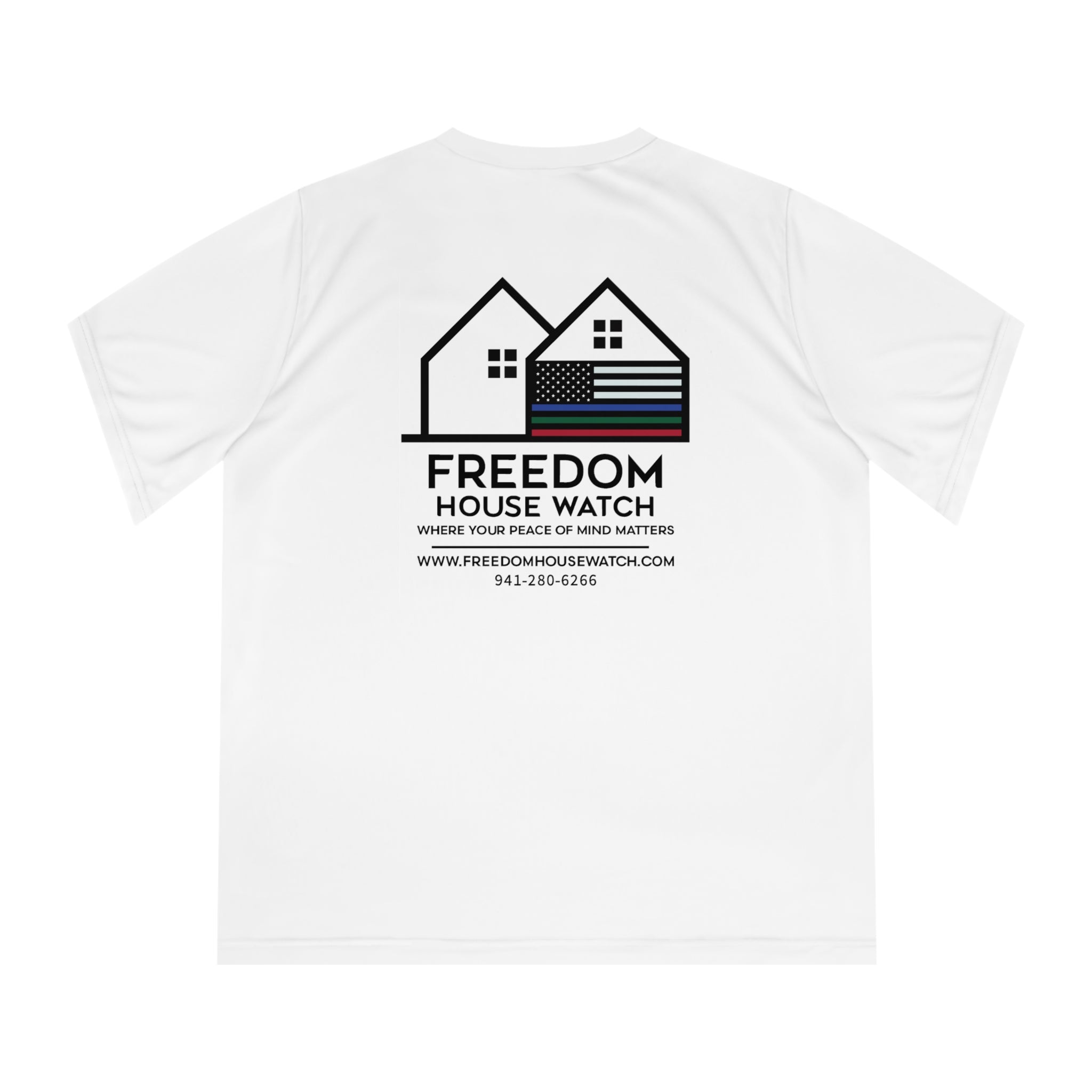 Freedom House Watch - Women's Performance V-Neck T-Shirt