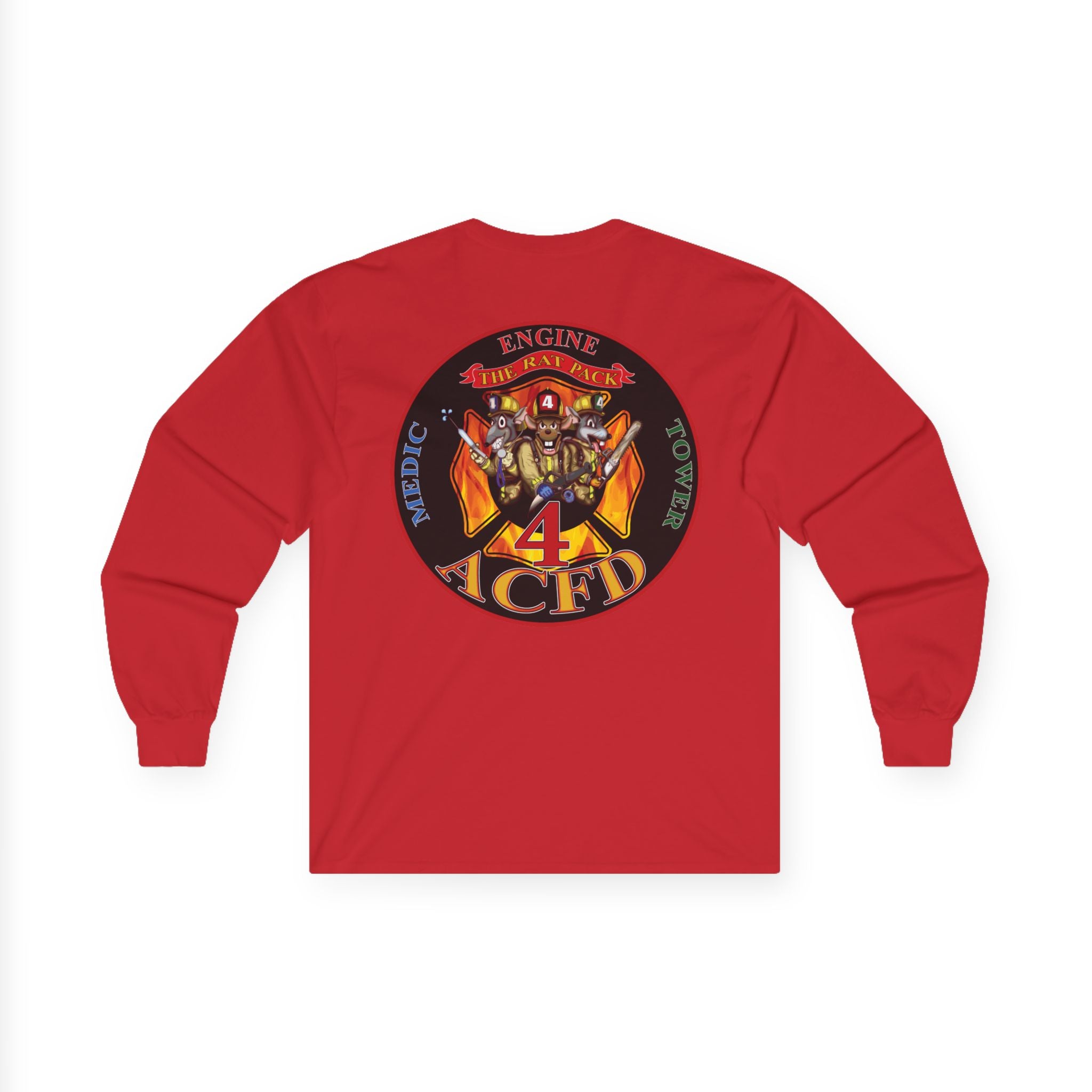 ACFD Rat Pack Engine 4 Shirt - Unisex Ultra Cotton Long Sleeve Tee