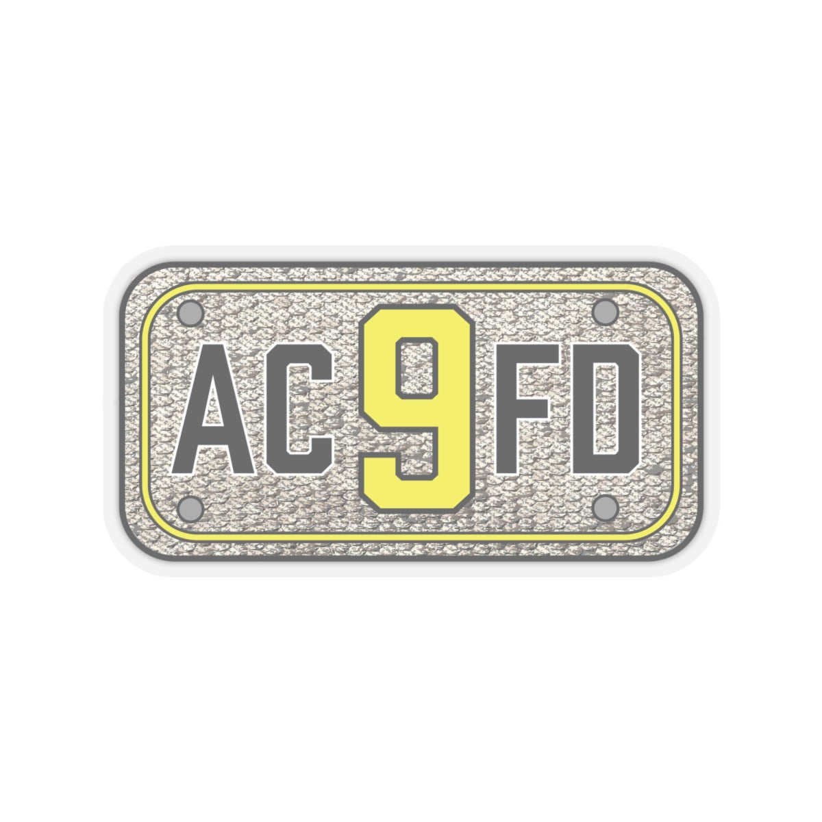 ACFD 9 Medic Hose Patch - Kiss-Cut Stickers