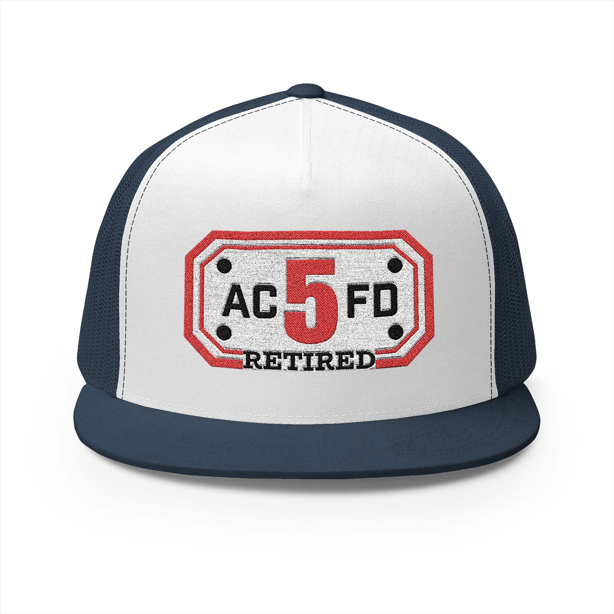 Retired Arlington Engine 5 - 5 Panel Trucker Cap (Embroidery)