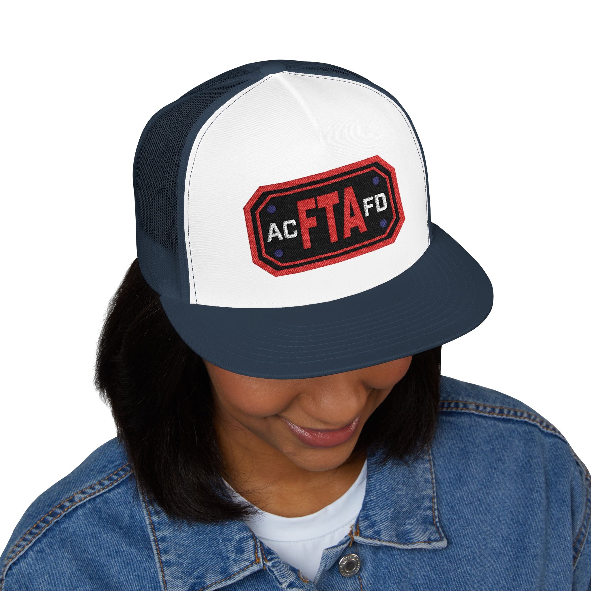 Arlington FTA (Fire Training Academy) - 5 Panel Trucker Cap (Embroidery)