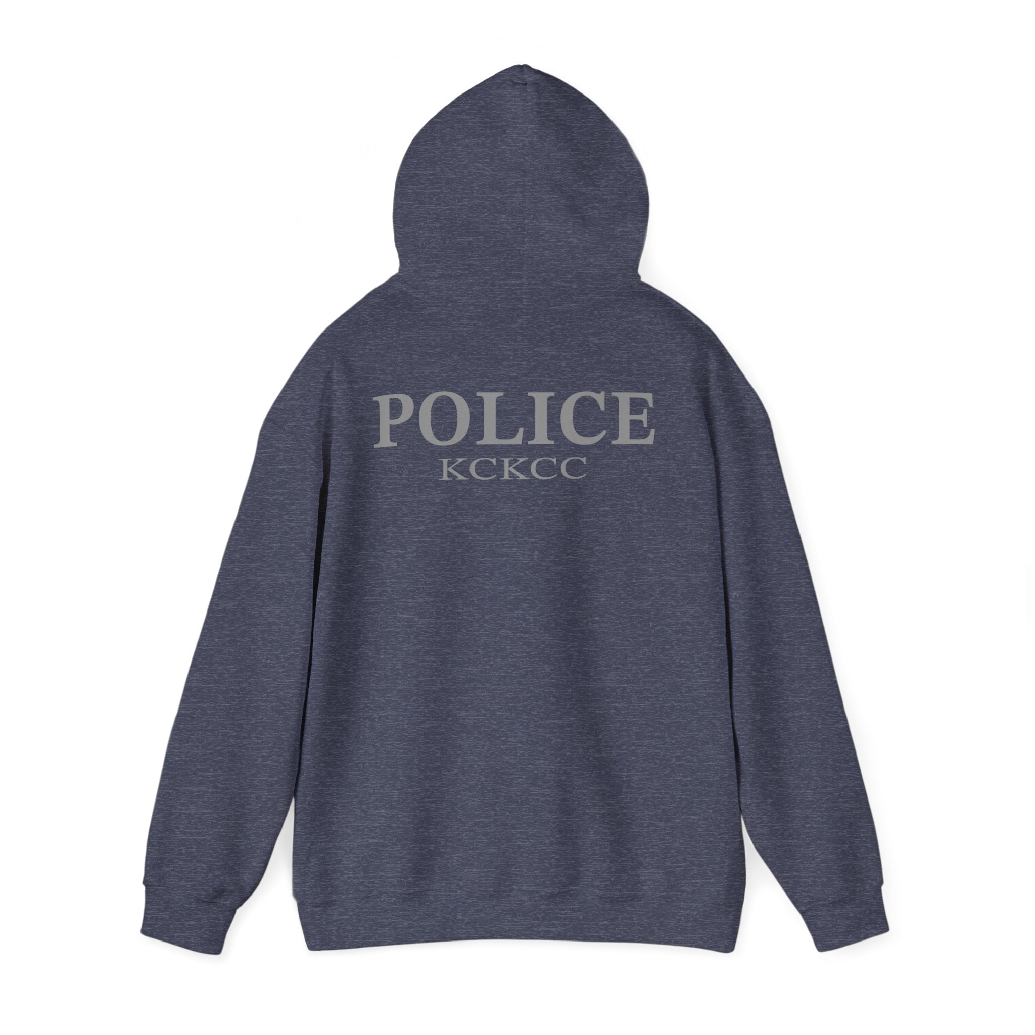 Kansas City College Police Grey Patch - Unisex Heavy Blend™ Hooded Sweatshirt