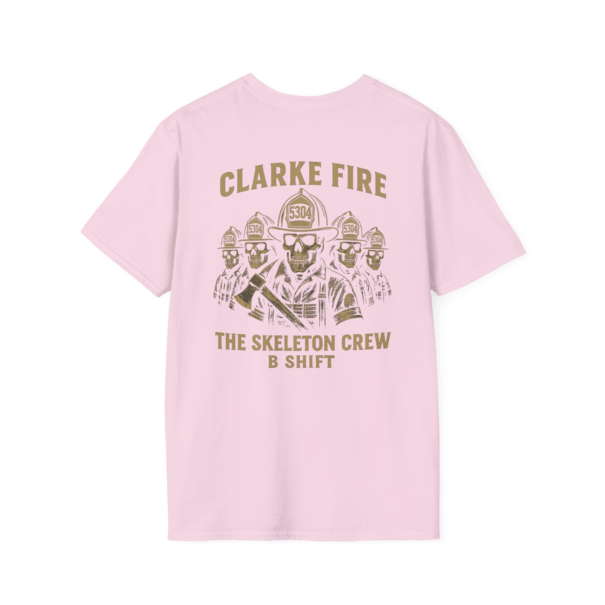 Clarke County B Shift version 2 (Portion of Proceeds go to Local 5304) - Gildan Soft Cotton Softstyle T-Shirt