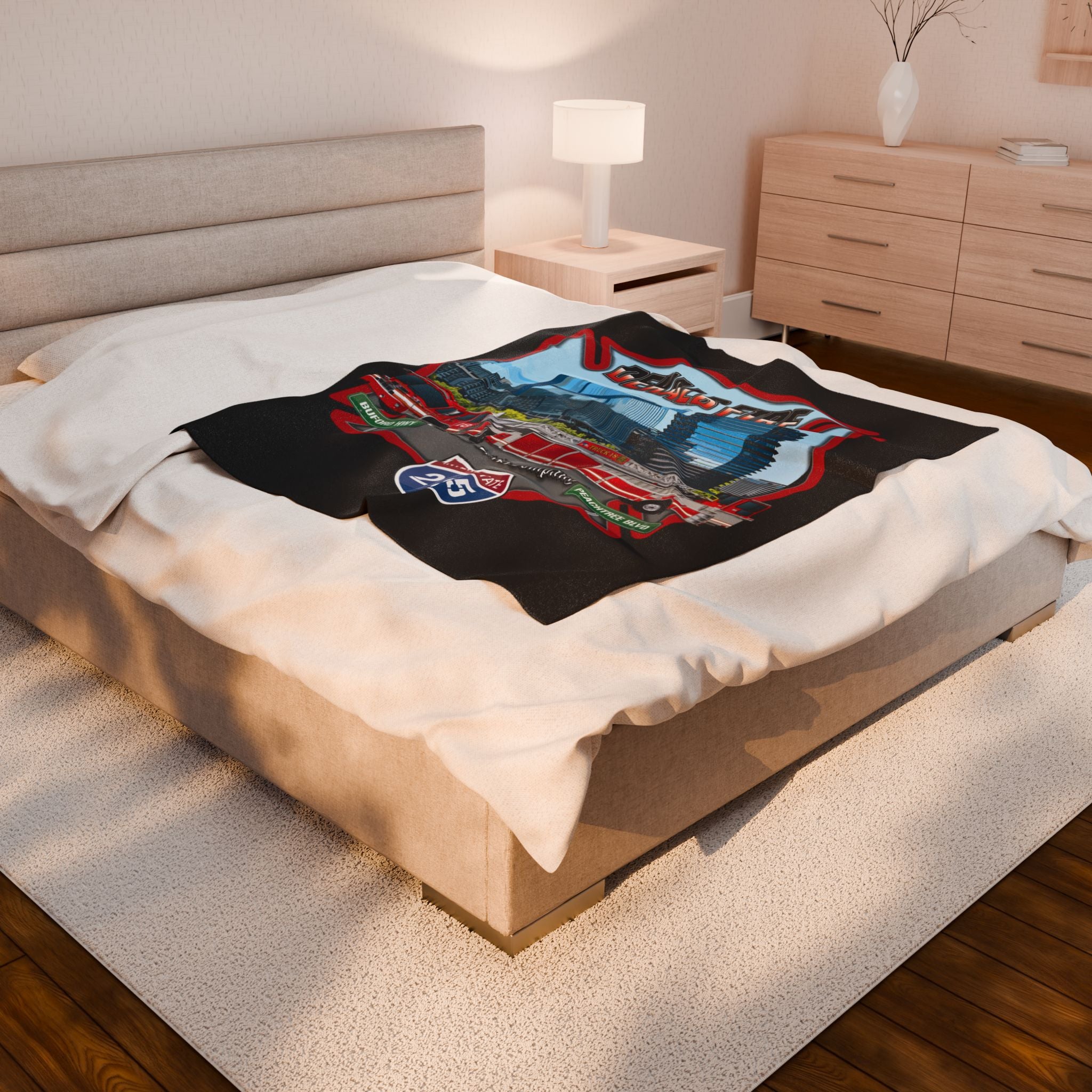 Dekalb County Tiller 18- Velveteen Plush Blanket