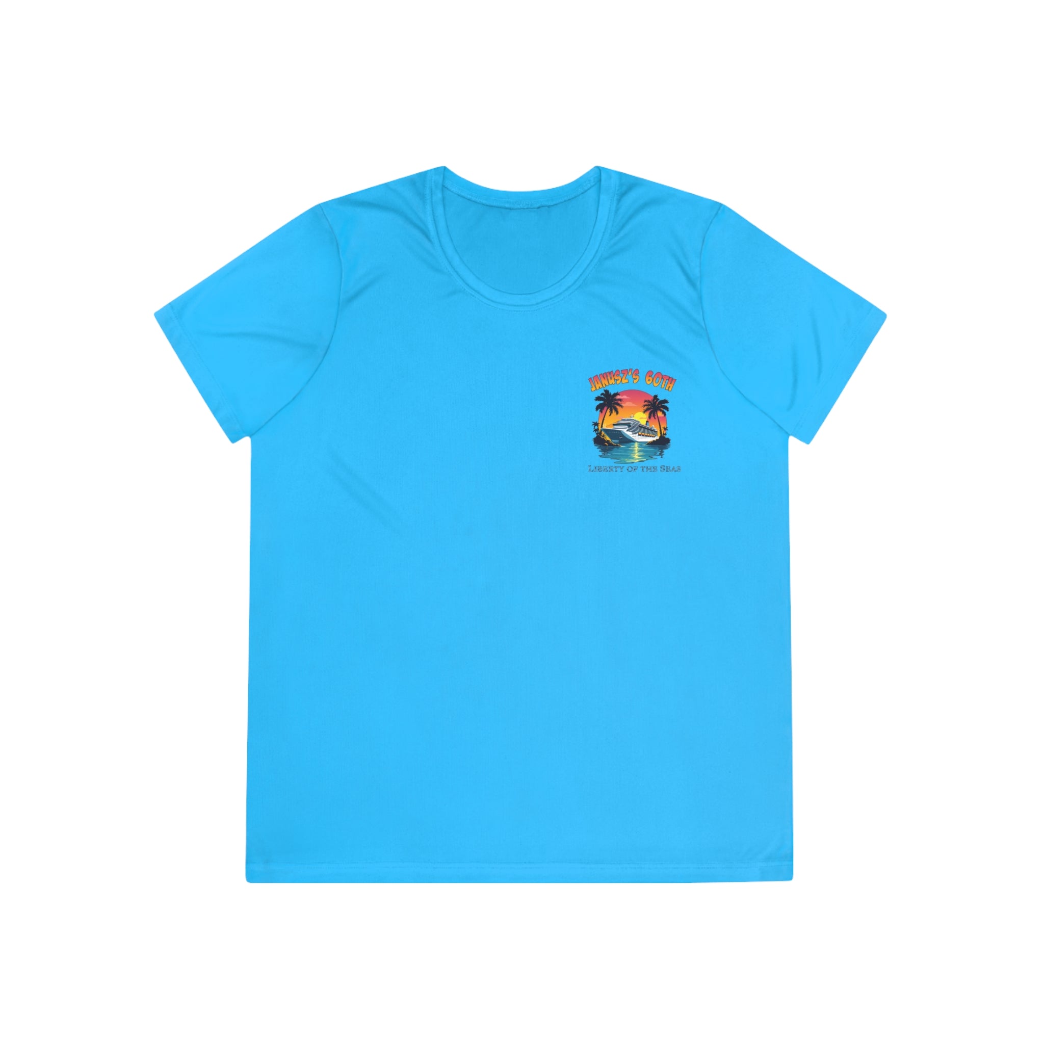 Renee Family Cruise Colorful - Ladies Moisture Wicking Competitor Tee