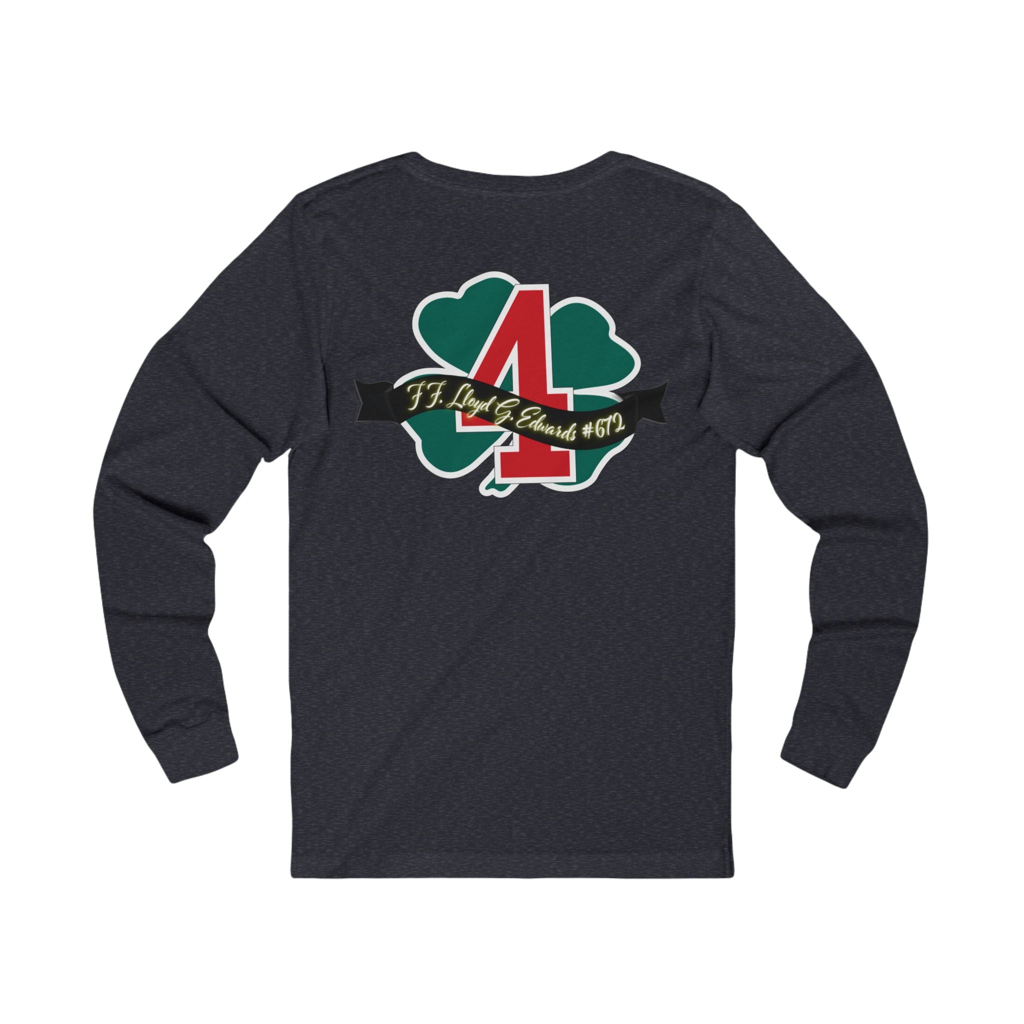 Clover Lloyd Edwards Memorial Shirt - Unisex Jersey Long Sleeve Tee