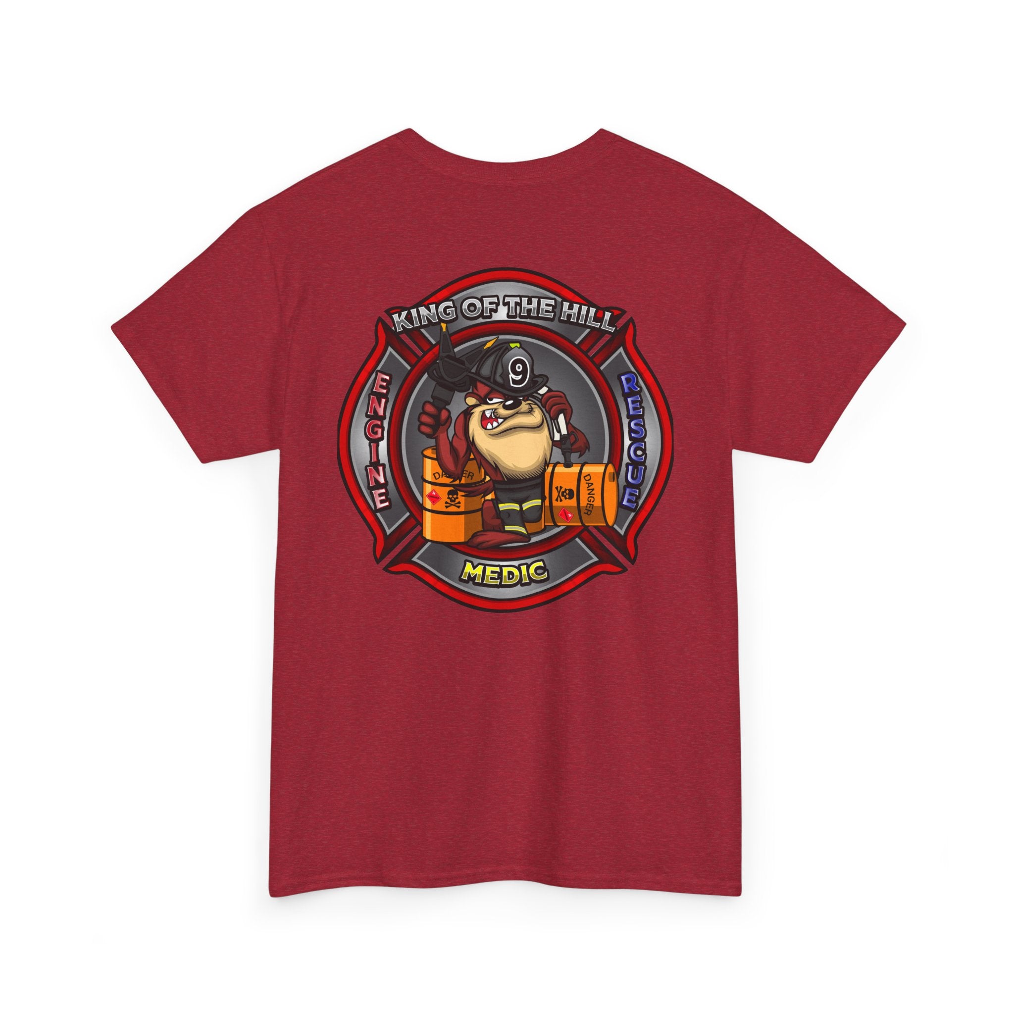 Arlington Fire Station 9 -Heavy Cotton Unisex Tee