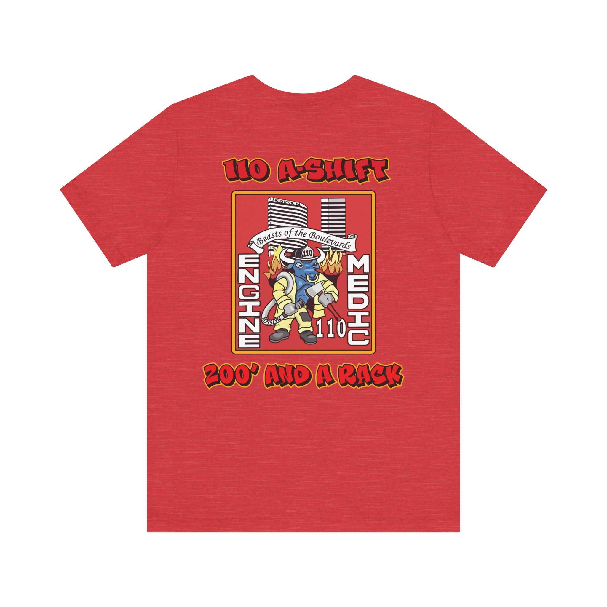 110 A-Shift Shirt Arlington - Bella+Canvas Soft Unisex Tee