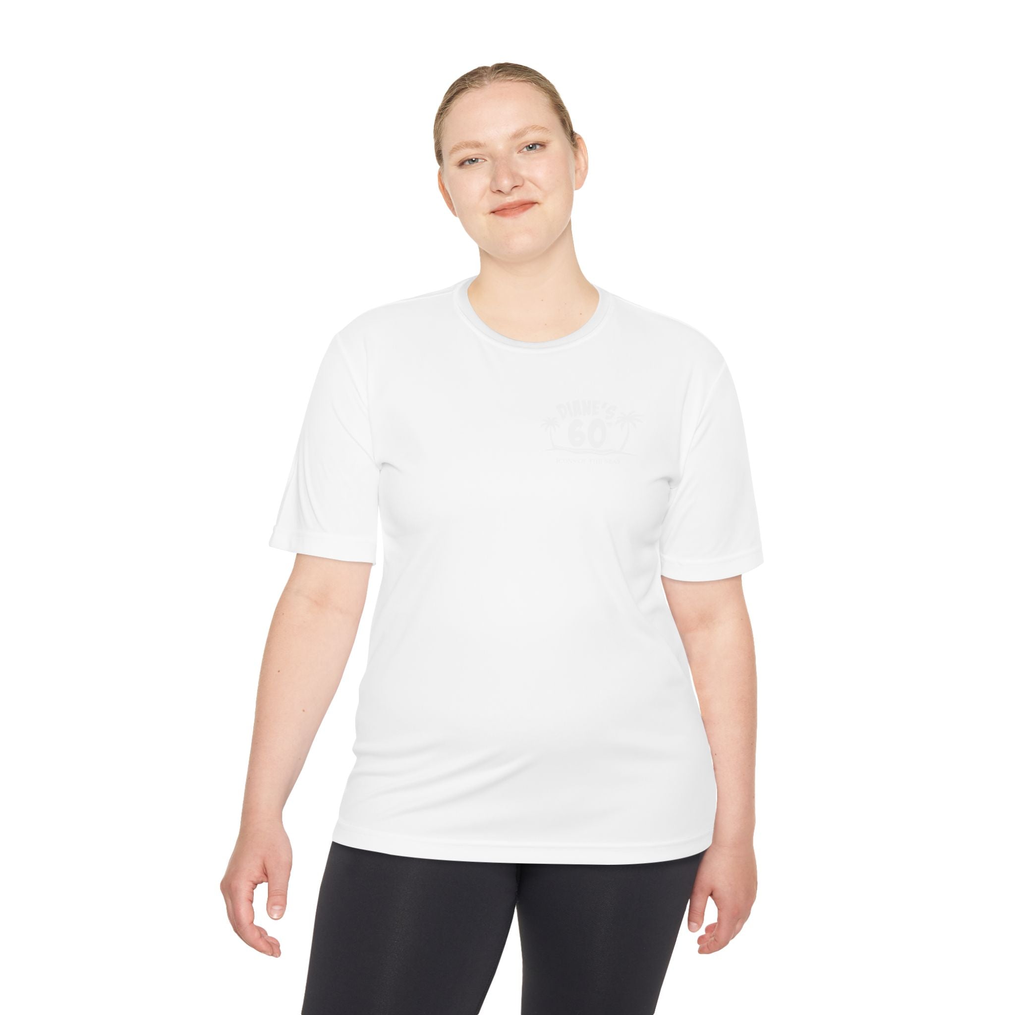 Diane Birthday Cruise White Text- Unisex Moisture Wicking Tee