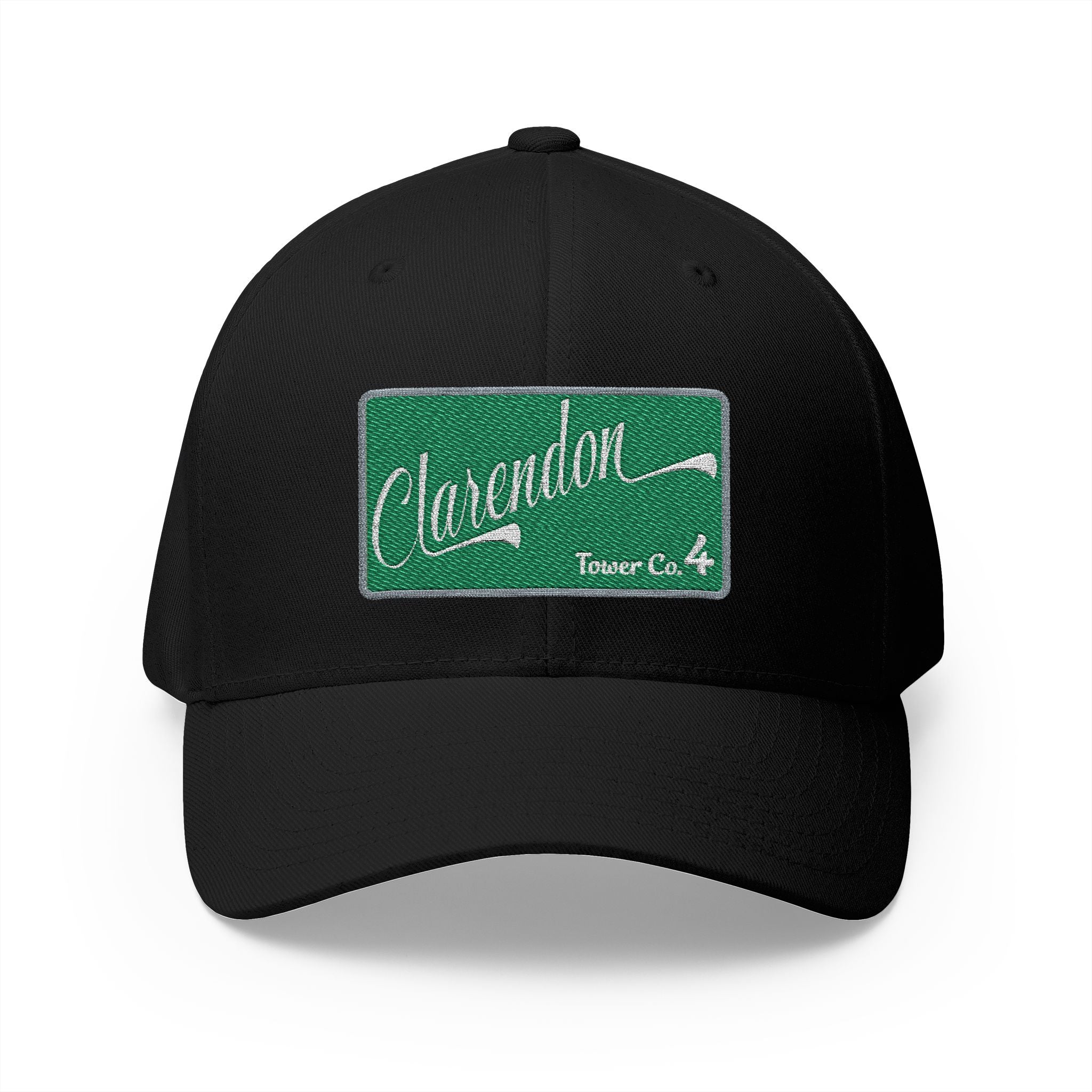 Arlington Clarendon Tower 4 - FLEXFIT Closed-Back Structured Cap (Embroidery)