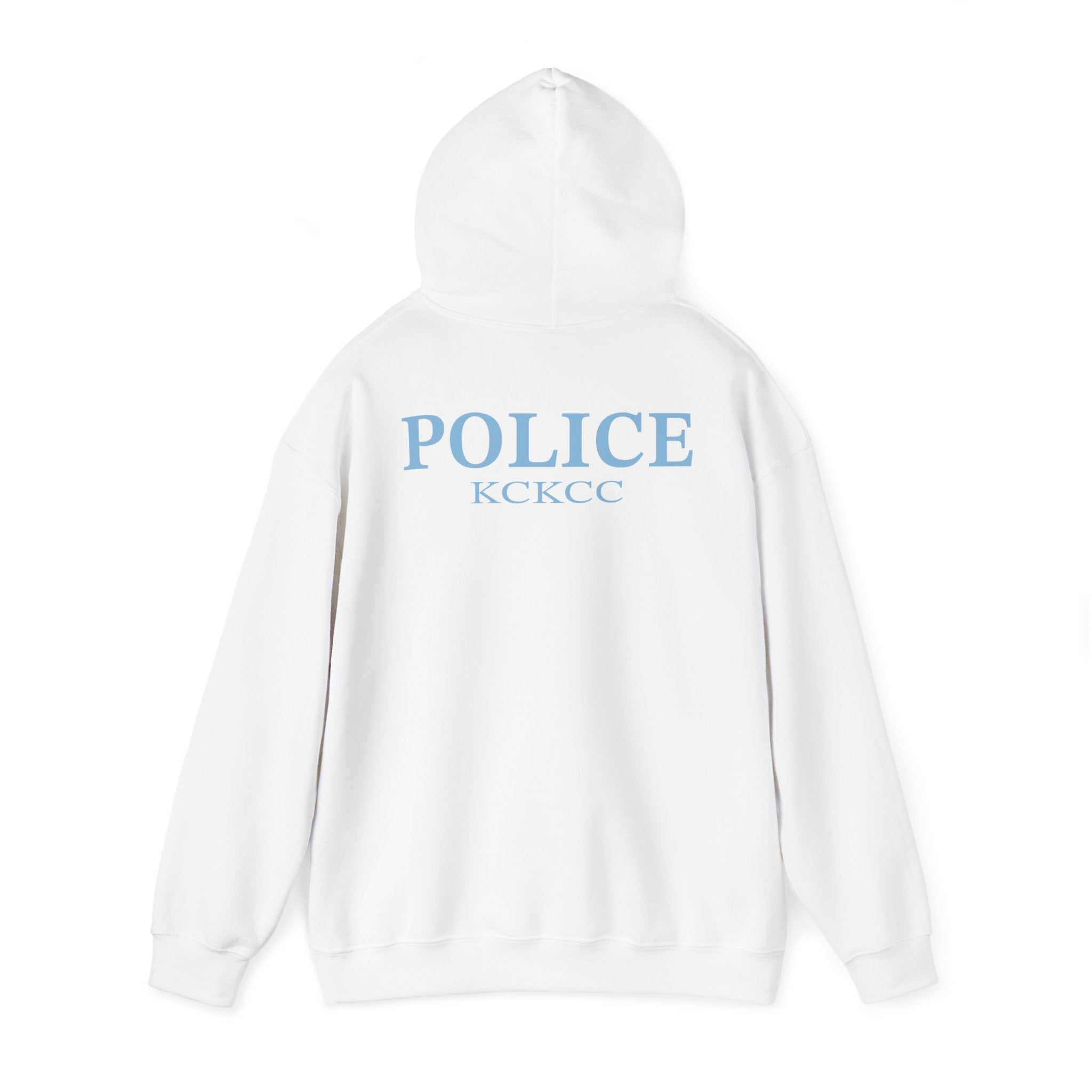Kansas City College Police Blue Patch - Unisex Heavy Blend™ Hooded Sweatshirt