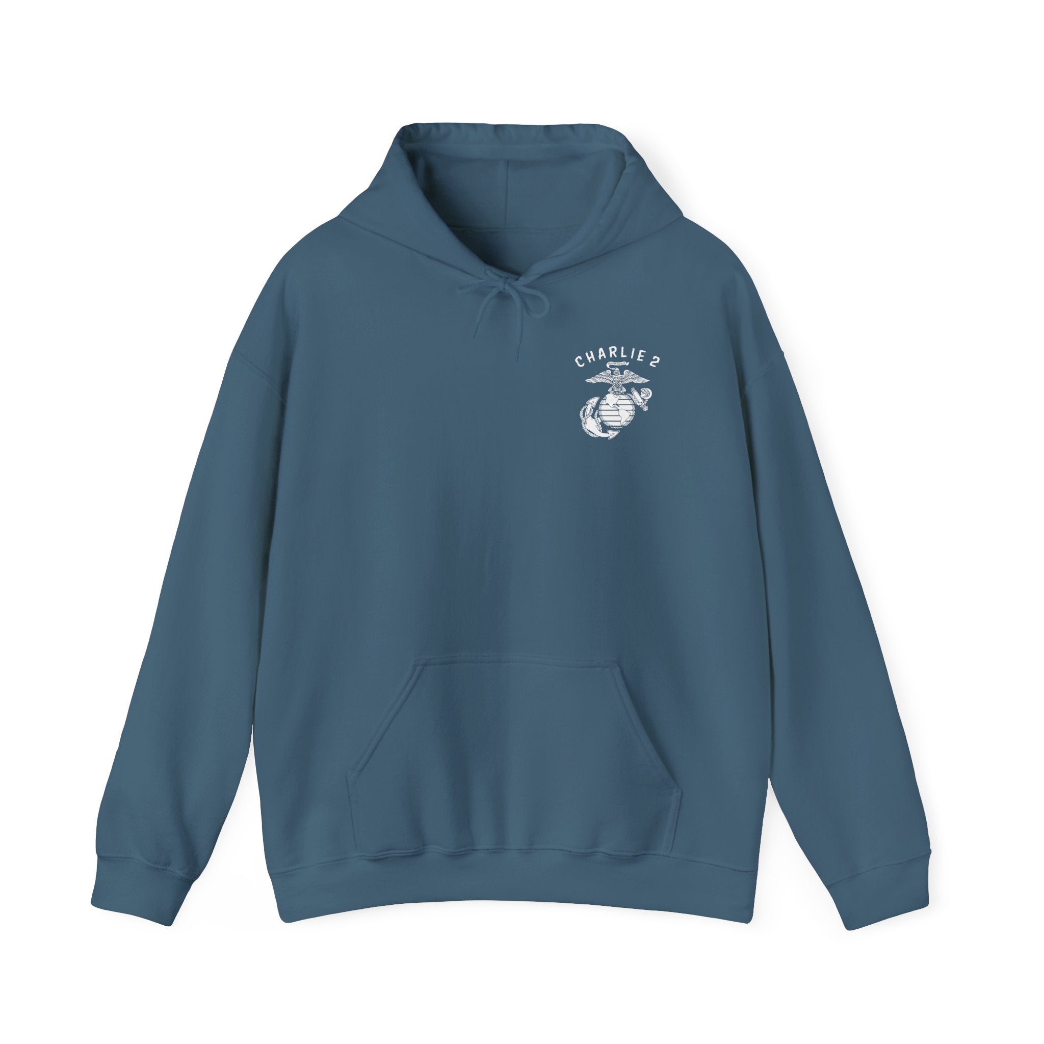 Charlie 2 Ronin (white Logo) - Gildan Heavy Blend™ Hooded Sweatshirt
