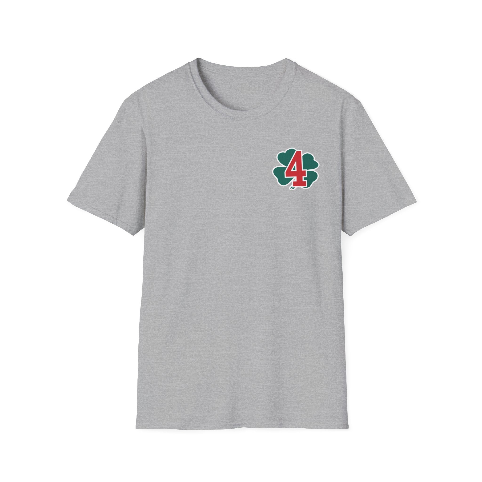 Station 4 Clover front / acfd clover back - Gildan Soft Cotton Softstyle T-Shirt