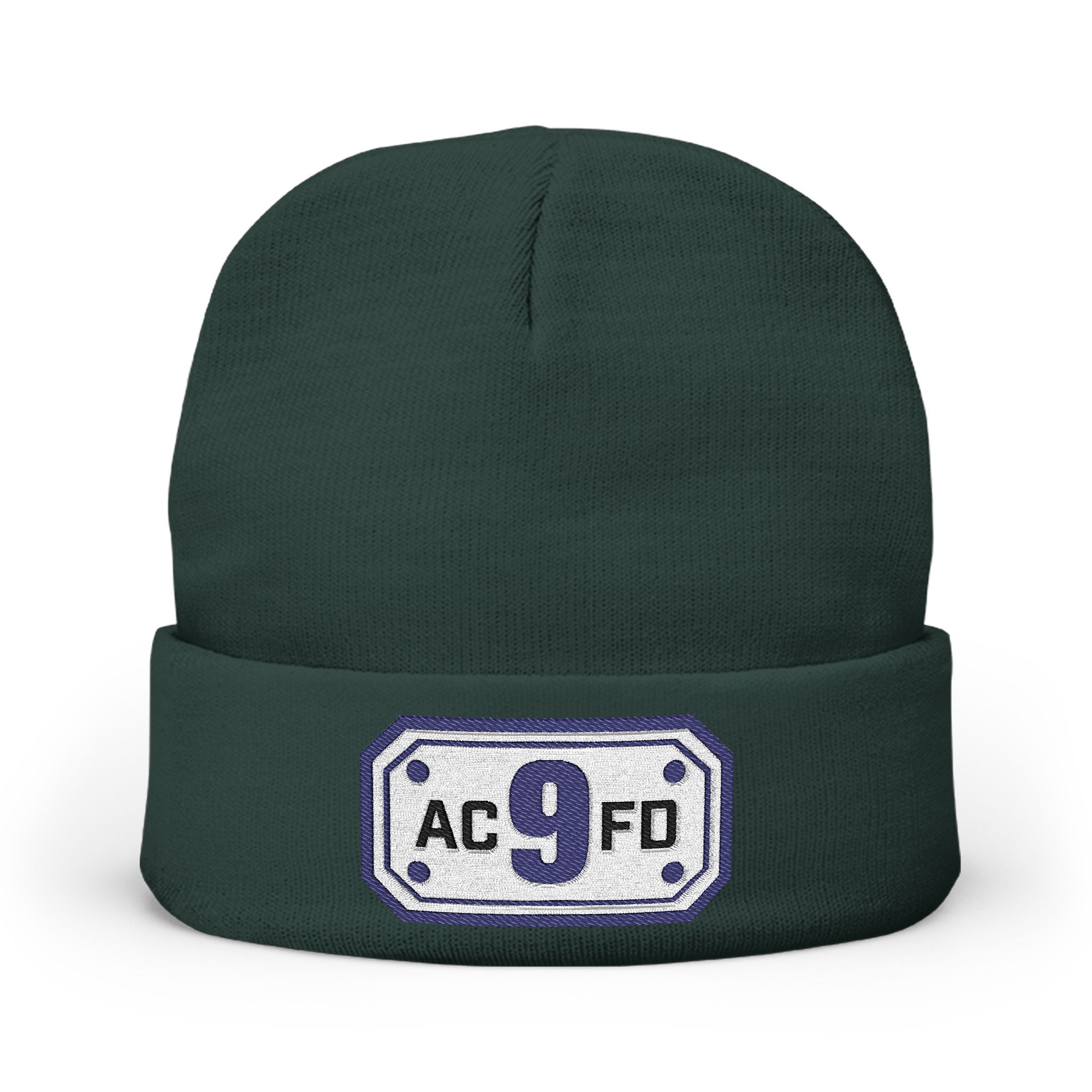 Arlington Rescue 9 - Knit Beanie (Embroidery)