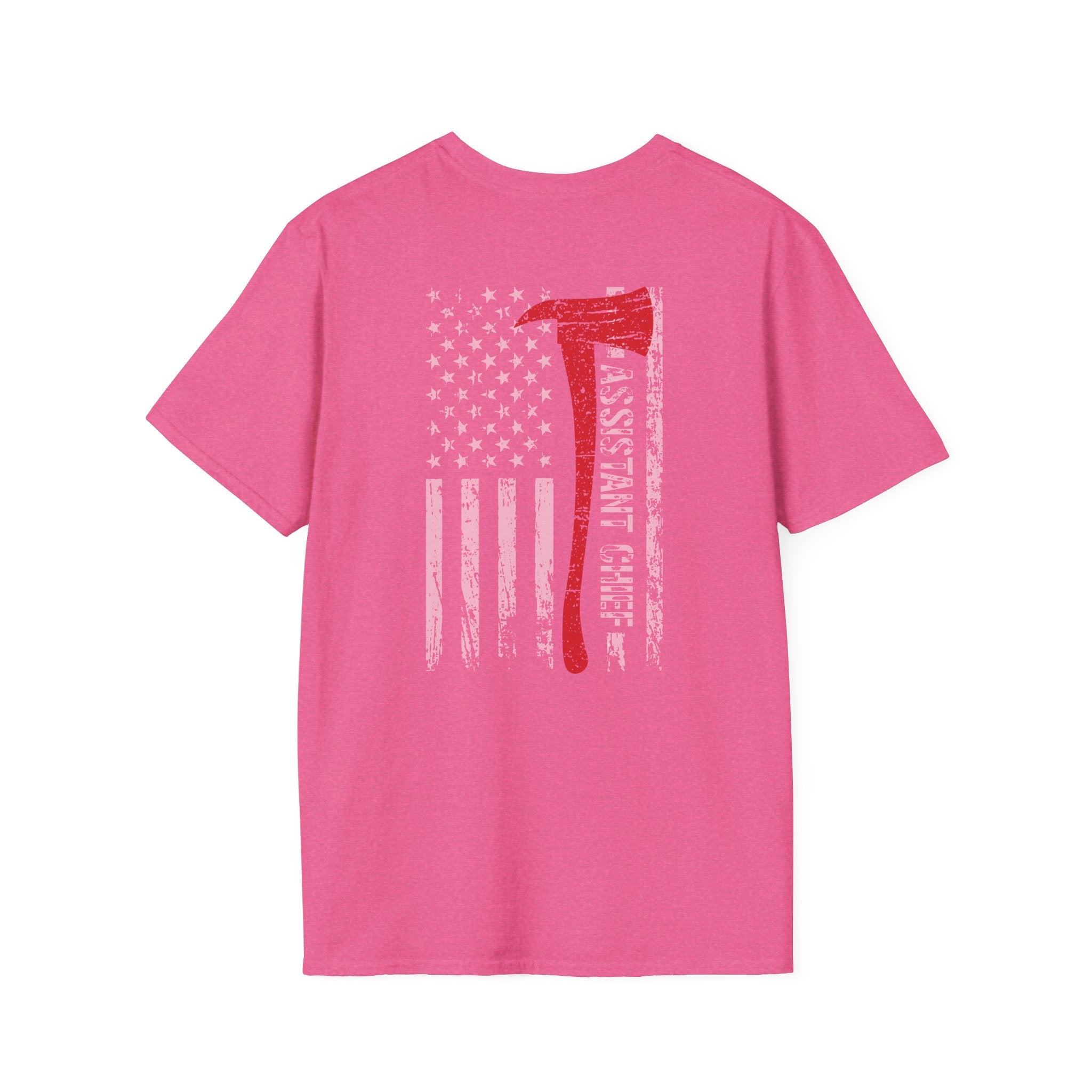 Assistant Chief US Flag - Unisex Softstyle T-Shirt