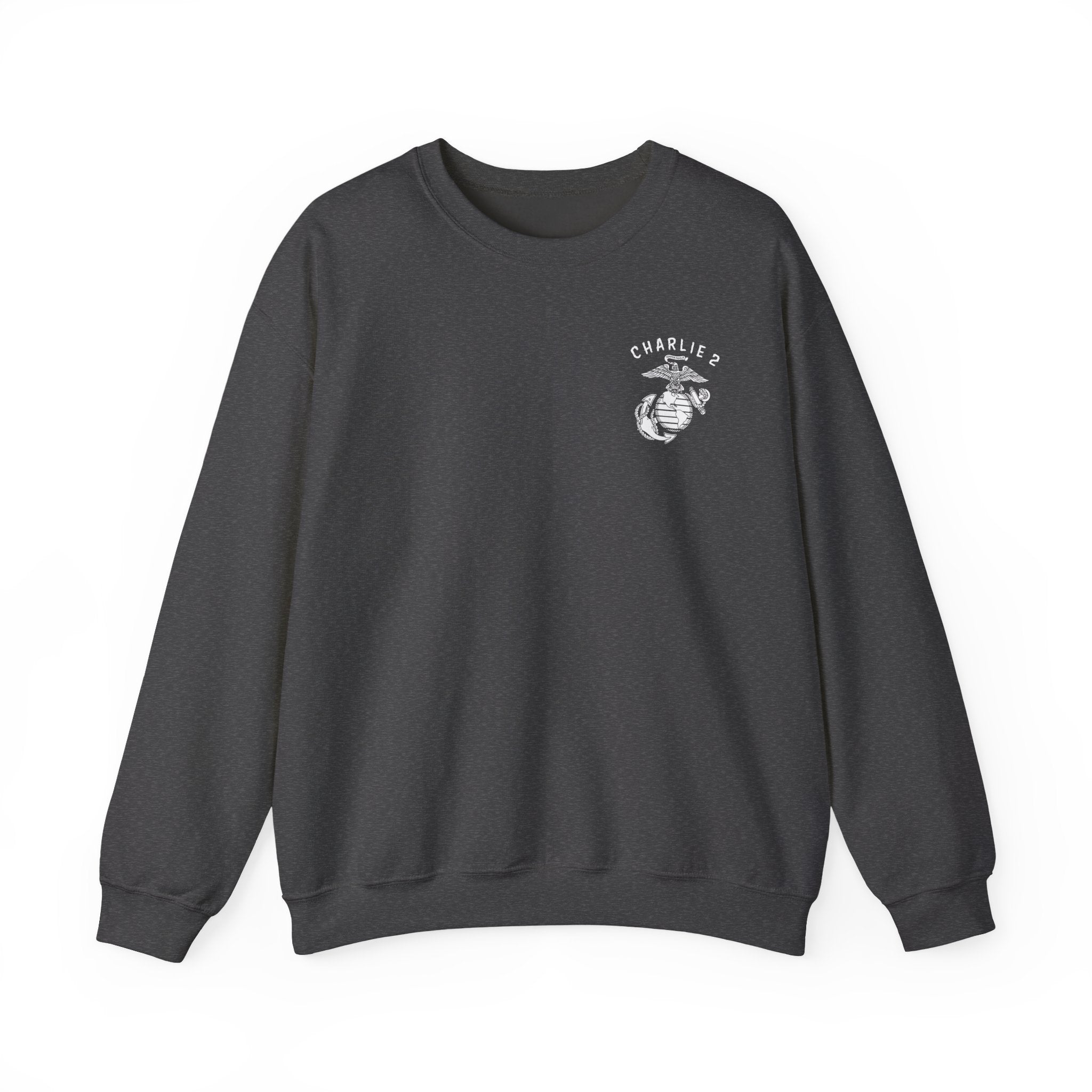 Charlie 2 Ronin (white Logo) - Gildan Unisex Heavy Blend™ Crewneck Sweatshirt