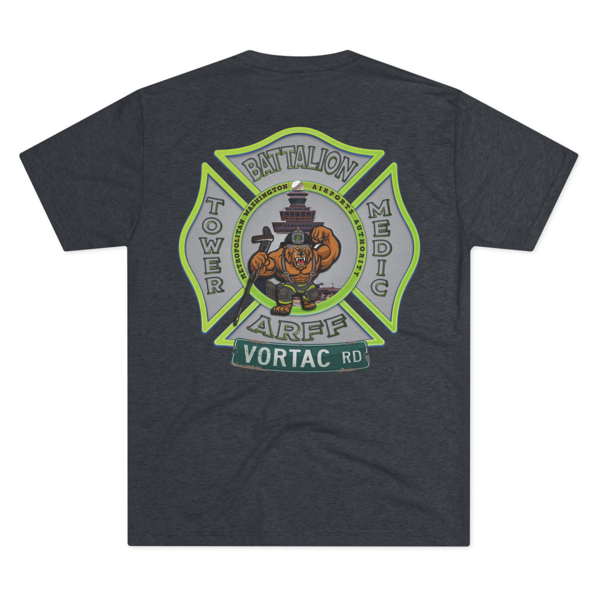 MWAA 302 Real Dulles South - NextLevel Tri-Blend Crew Tee unisex
