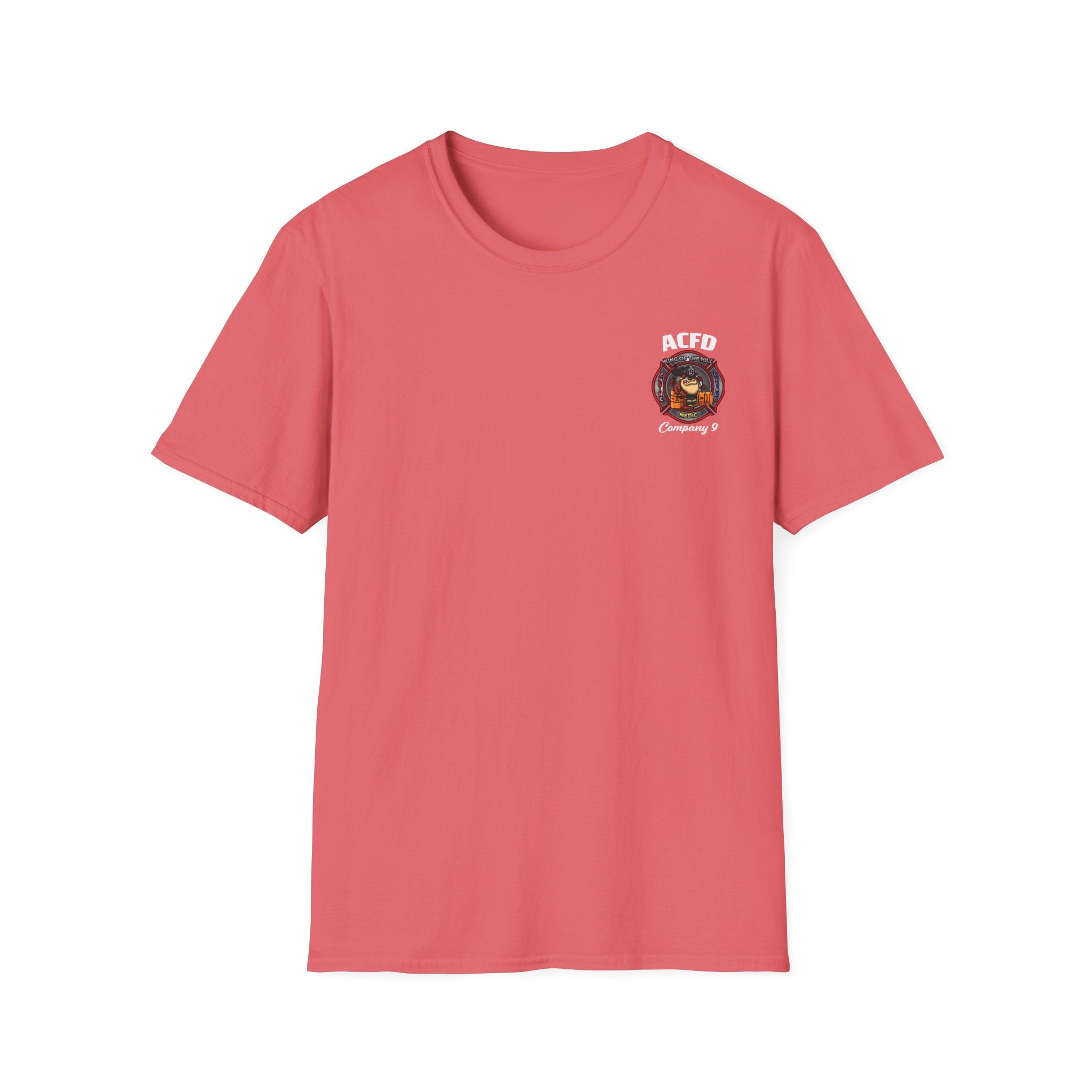 Station 9 Taz Front / FF Engine 9 back - Gildan Soft Cotton Softstyle T-Shirt