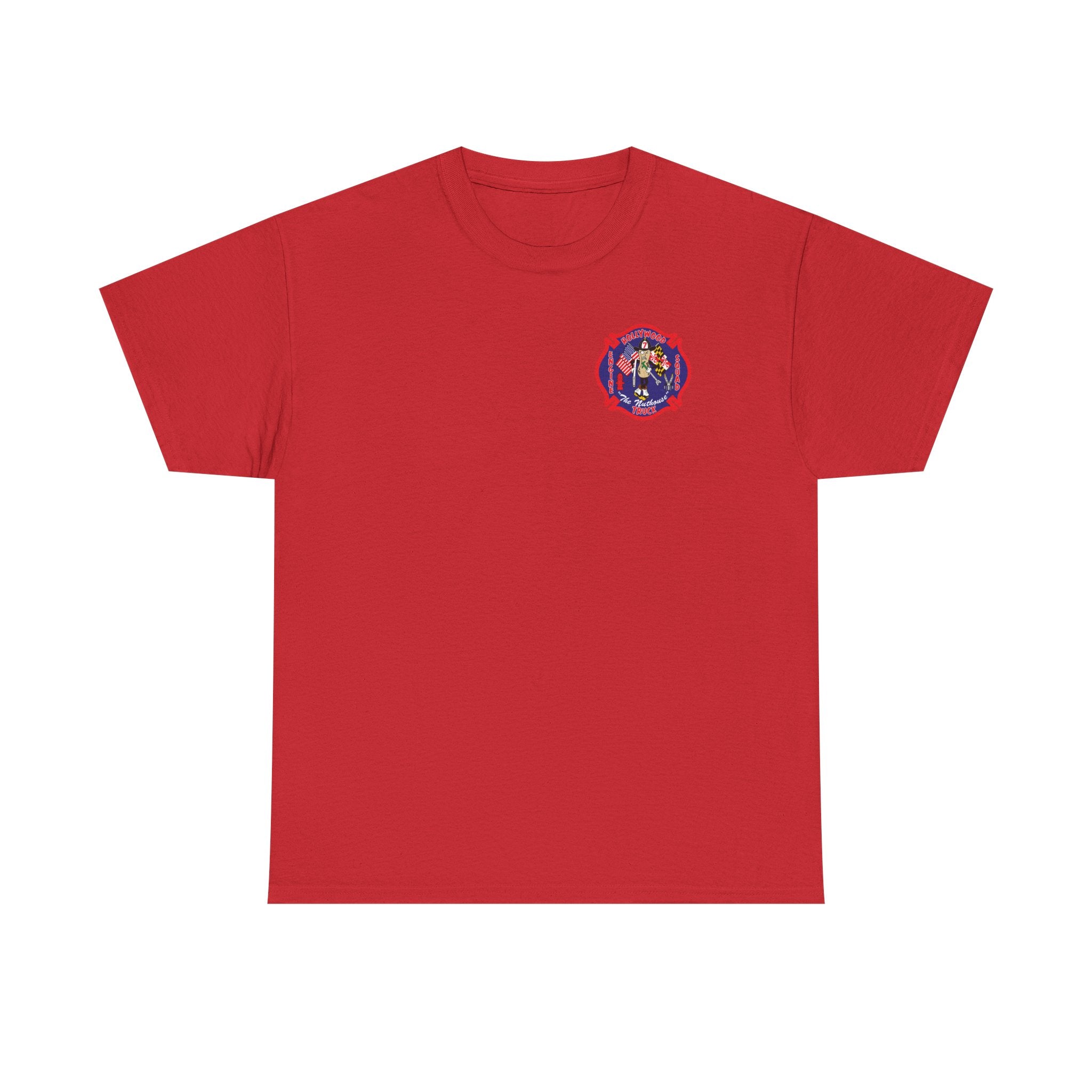 Hollywood MD Vol Fire Engine 7 - Heavy Cotton Unisex Tee