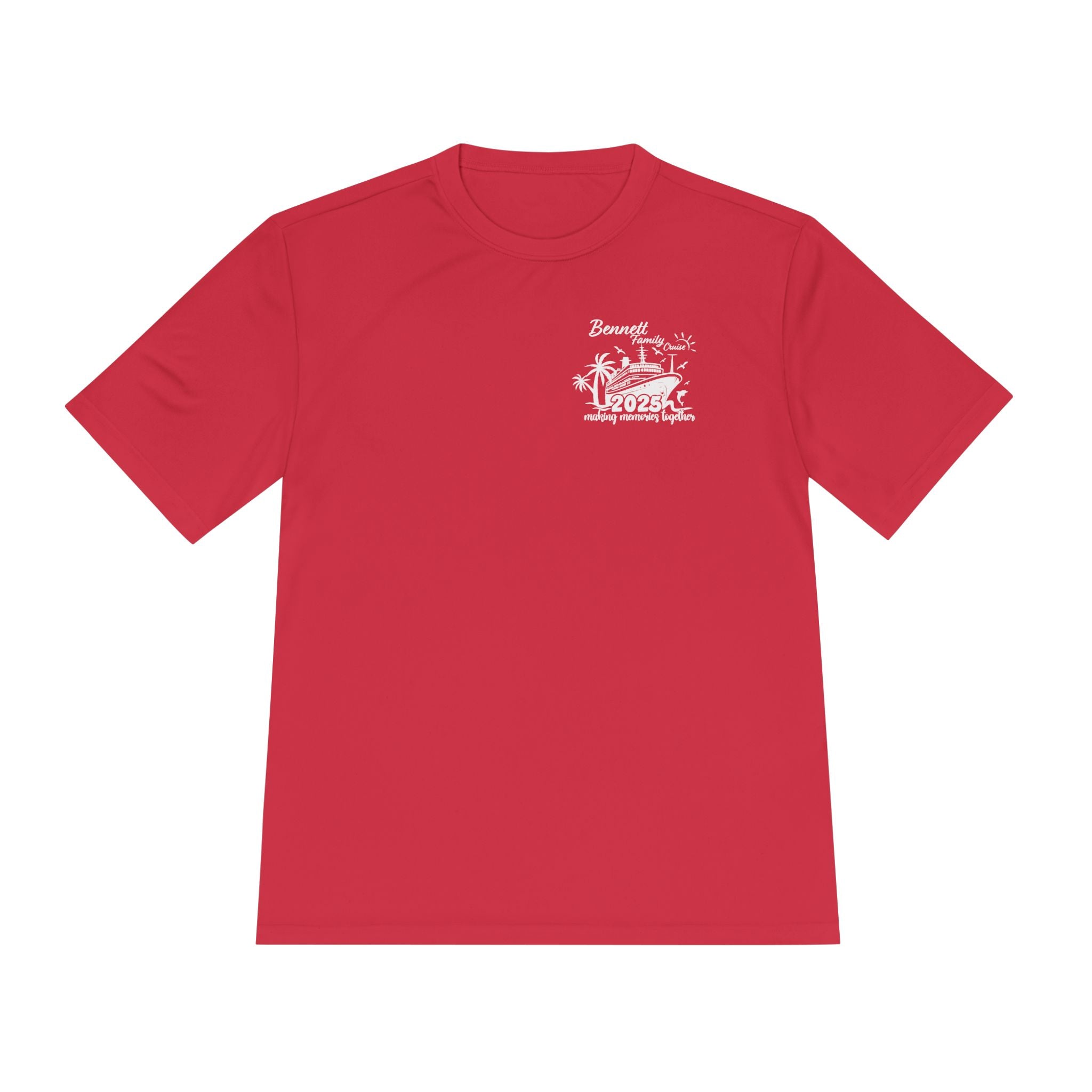 Bennet Family Cruise White Text- Unisex Moisture Wicking Tee