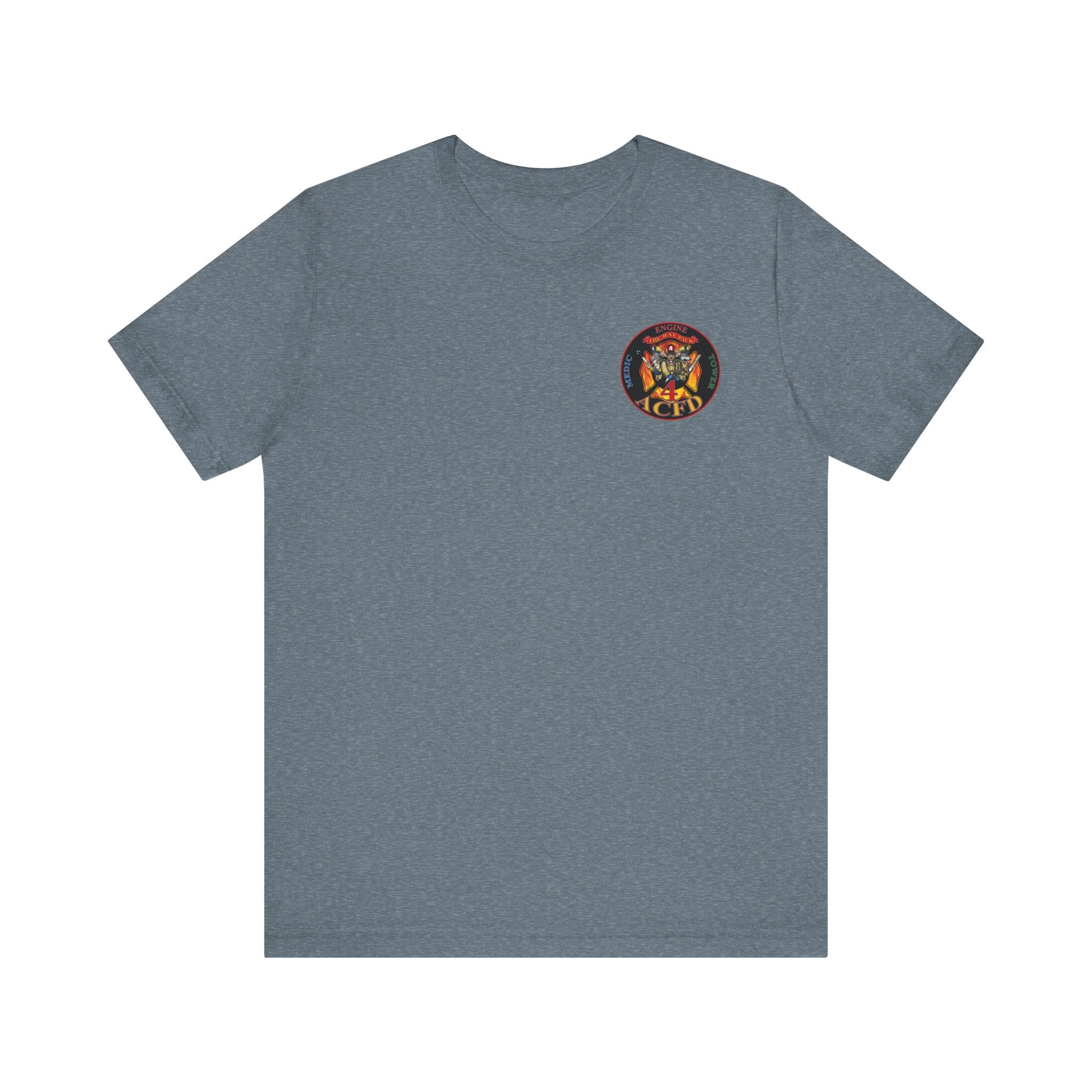 Station 4 RatPack Front AC4FD Back - Bella+Canvas Soft Unisex Tee