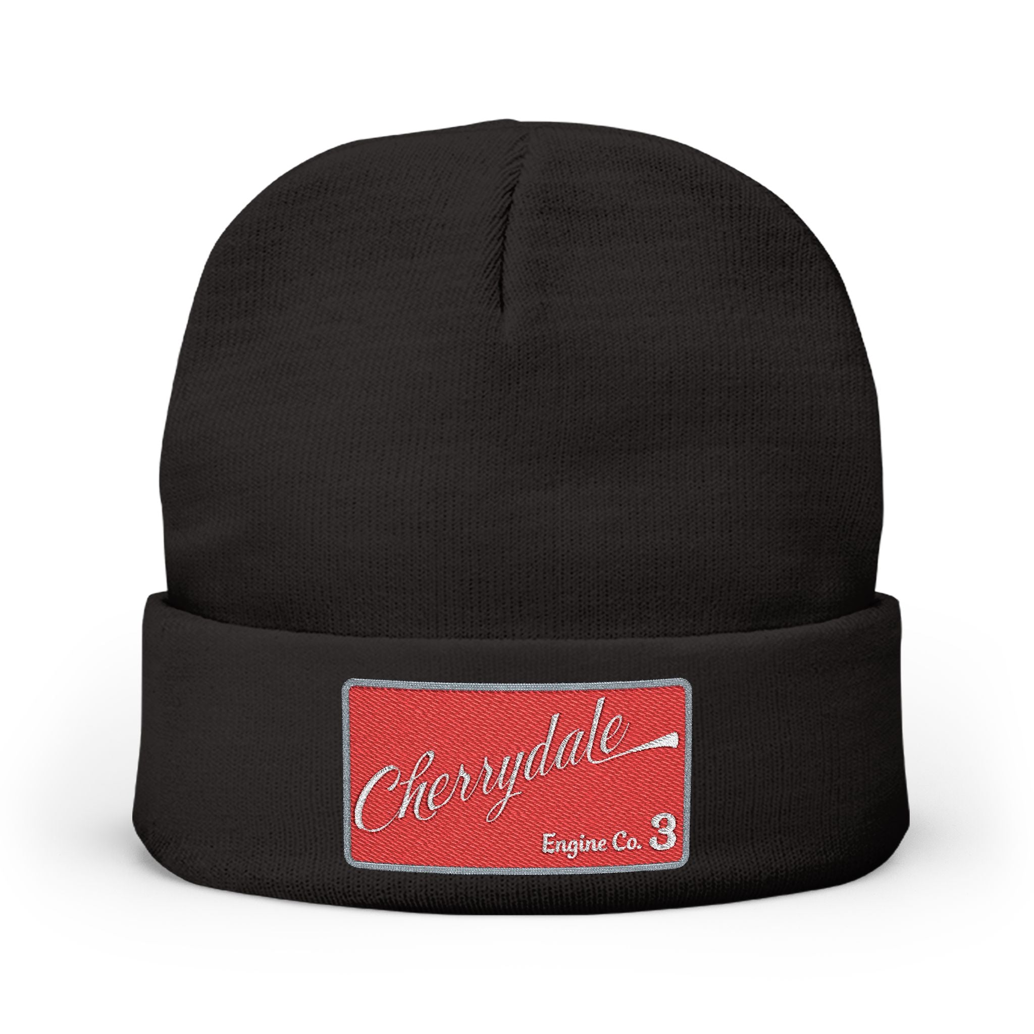 Arlington Cherrydale Engine 3- Knit Beanie (Embroidery)
