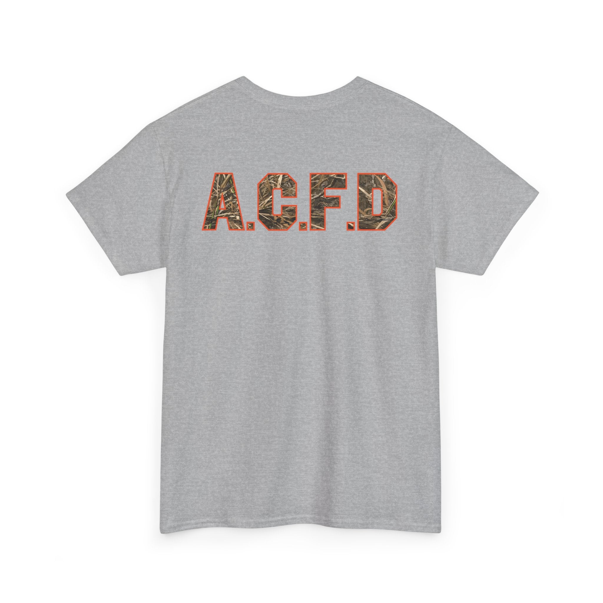 Heavy Cotton Unisex Tee - Arlington Camo Deer Hunter