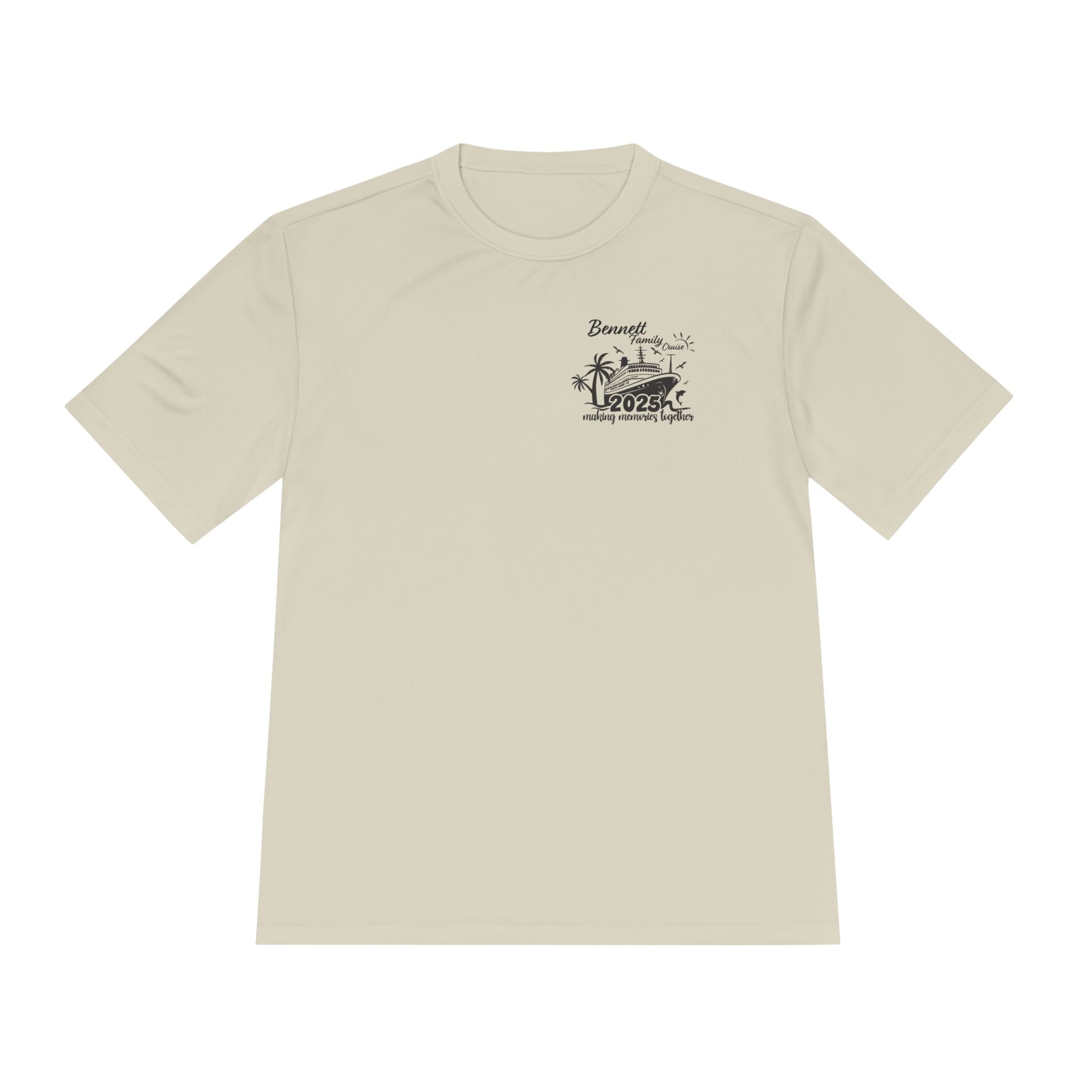 Bennet Family Cruise Black Text - Unisex Moisture Wicking Tee