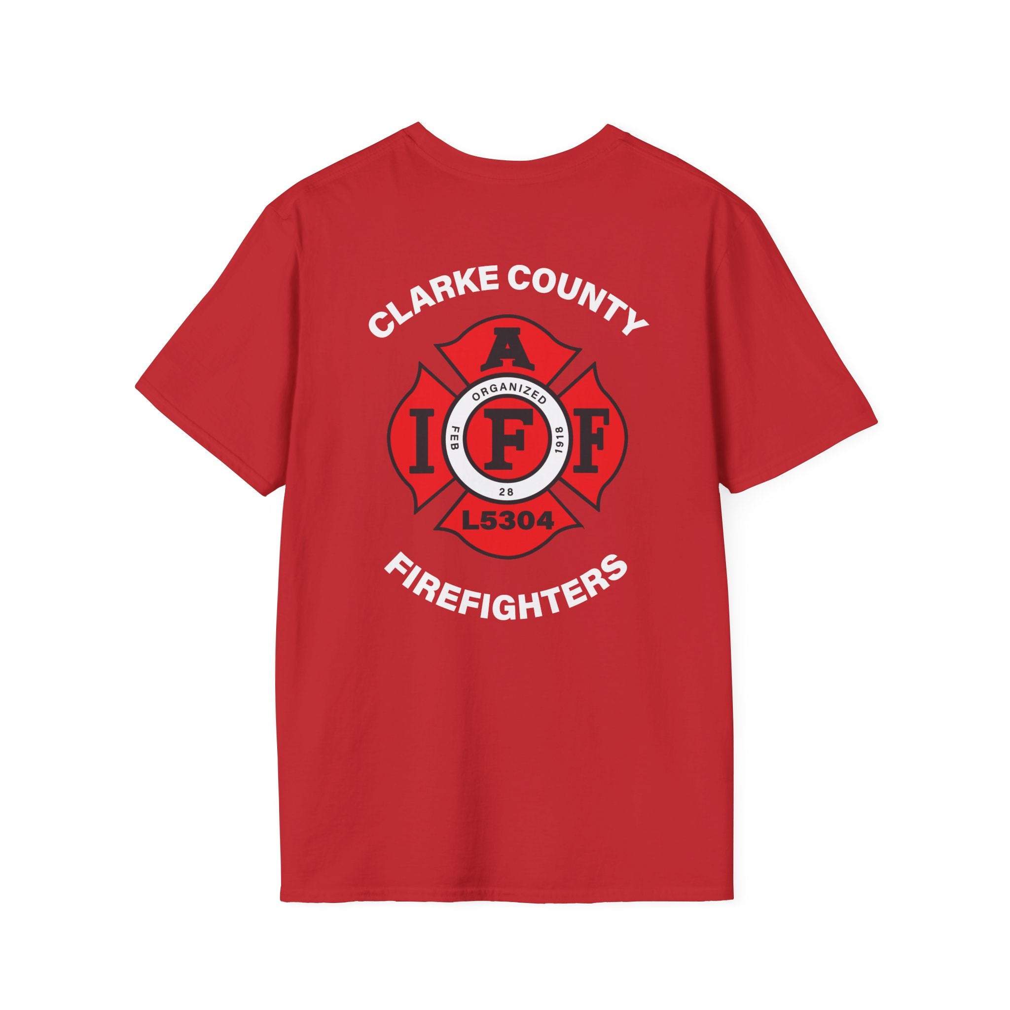 Clarke County Local 5304 (Portion of Proceeds go to Local 5304) - Gildan Soft Cotton Softstyle T-Shirt
