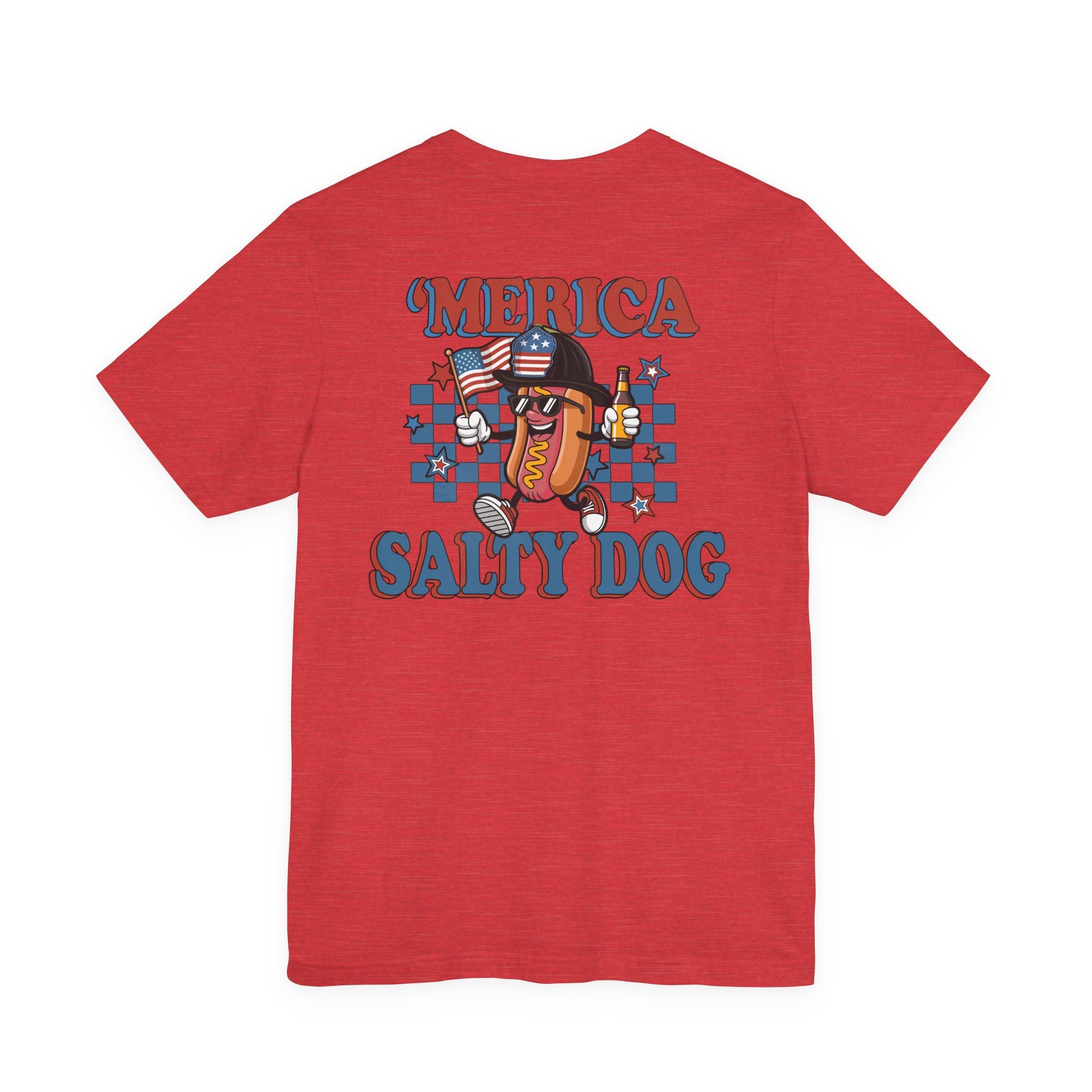 Salty Dog 'Merica Shirt - Bella-Canva Soft Jersey Short Sleeve Tee