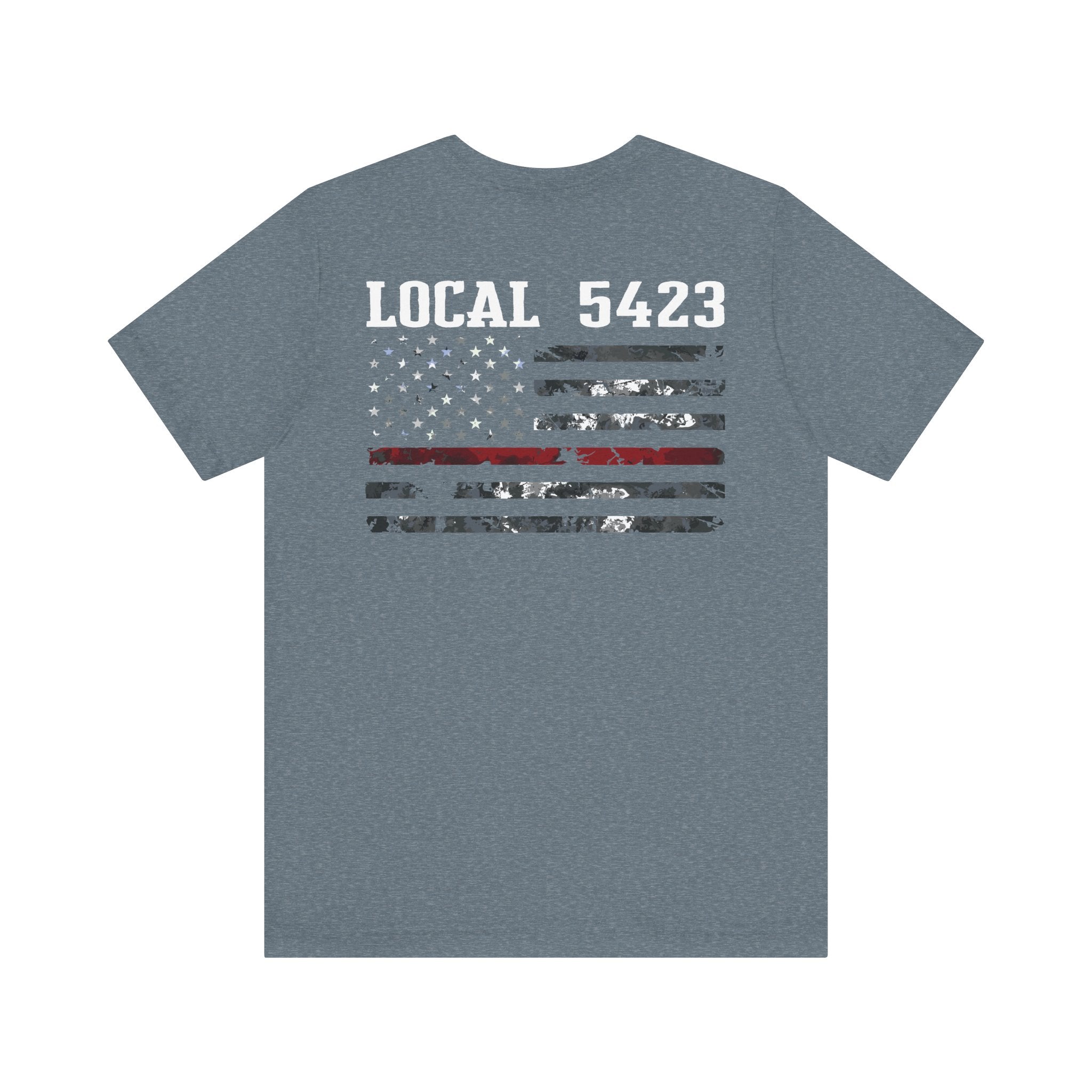 Manheim Township Local 5423 white - Bella+Canvas Soft Unisex Tee