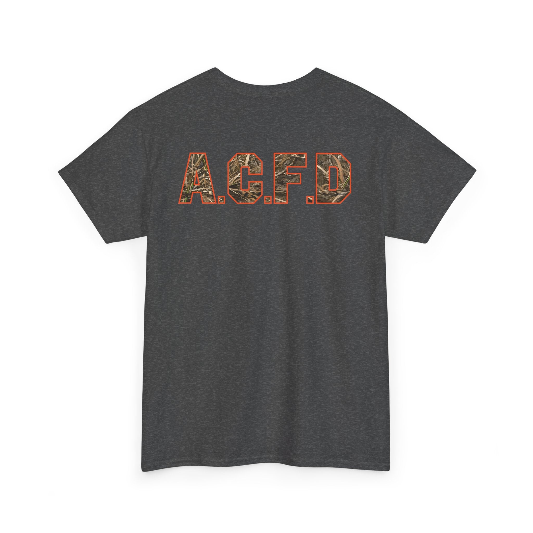 Heavy Cotton Unisex Tee - Arlington Camo Deer Hunter